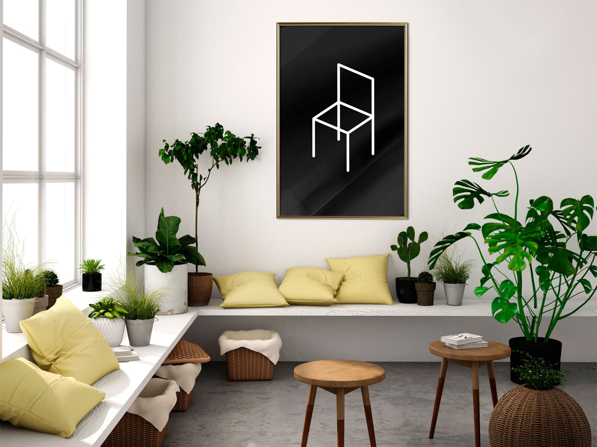 

Plakat - Moje miejsce (rozmiar 30x45, wykończenie Rama złota)