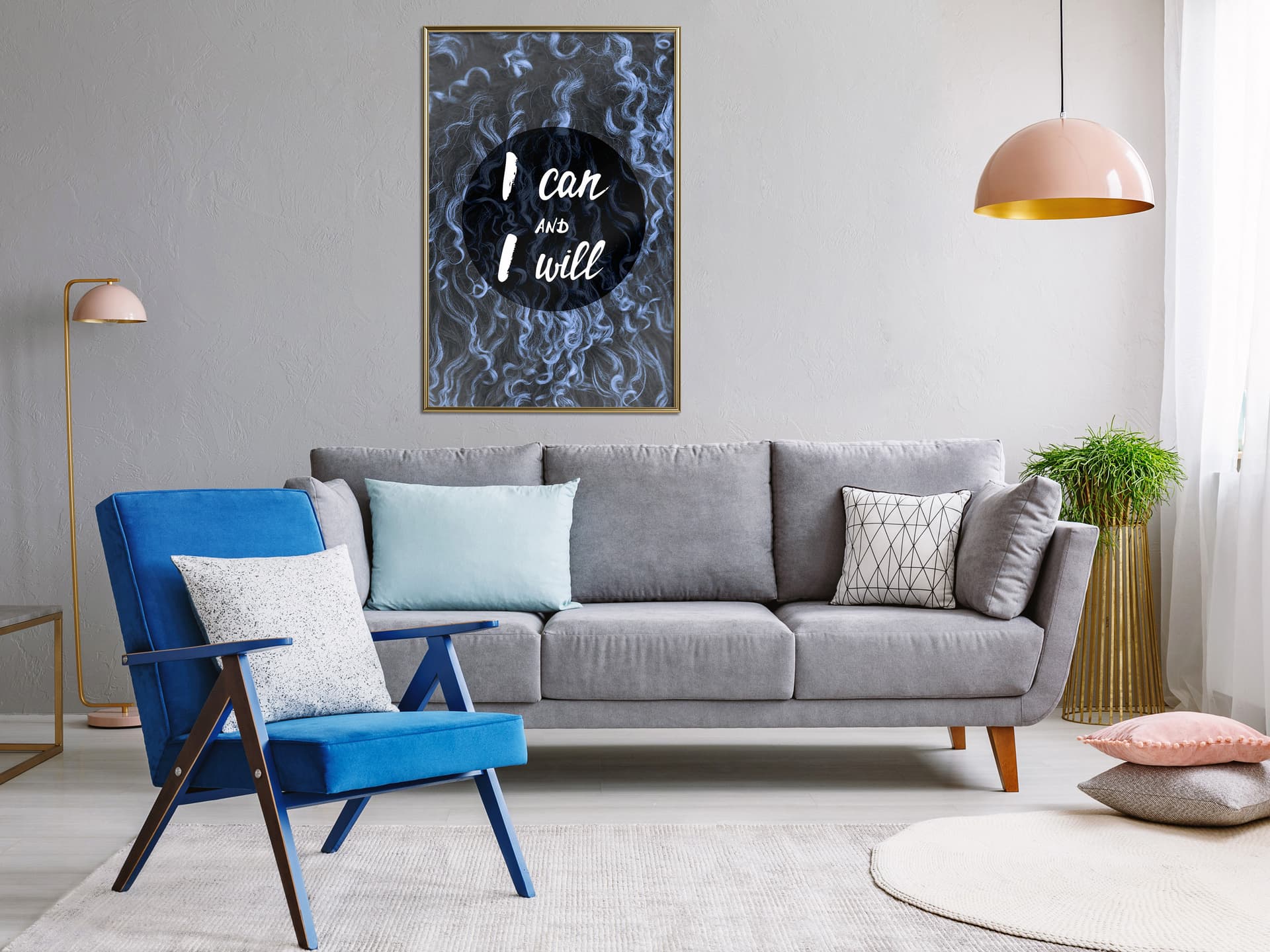 

Plakat - Zdecydowanie (rozmiar 40x60, wykończenie Rama złota)