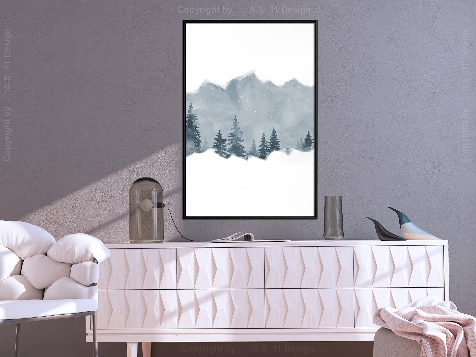 

Plakat - Tajga (rozmiar 20x30, wykończenie Rama czarna)