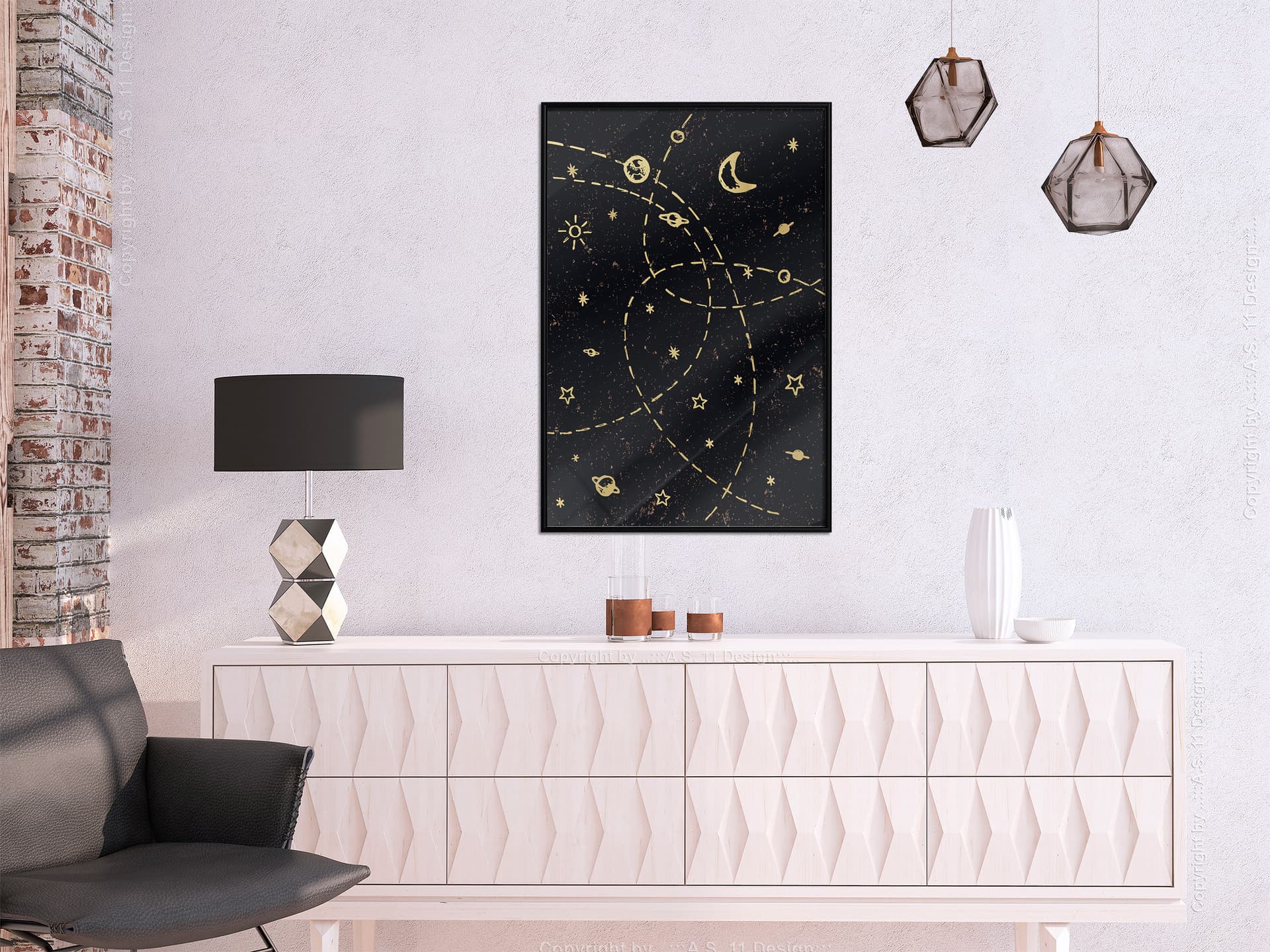

Plakat - Orbity (rozmiar 30x45, wykończenie Rama czarna)