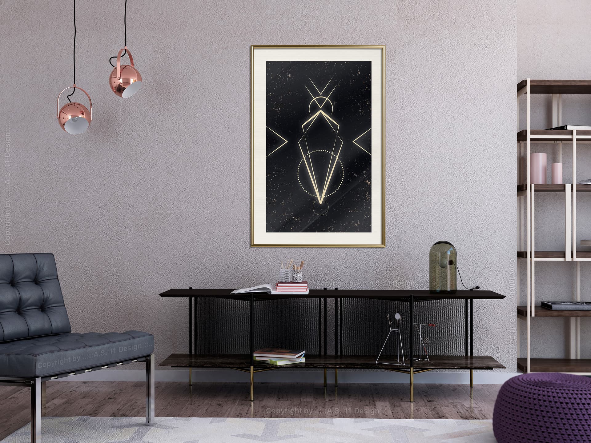 

Plakat - Pierwszy kontakt (rozmiar 30x45, wykończenie Rama złota z passe-partout)