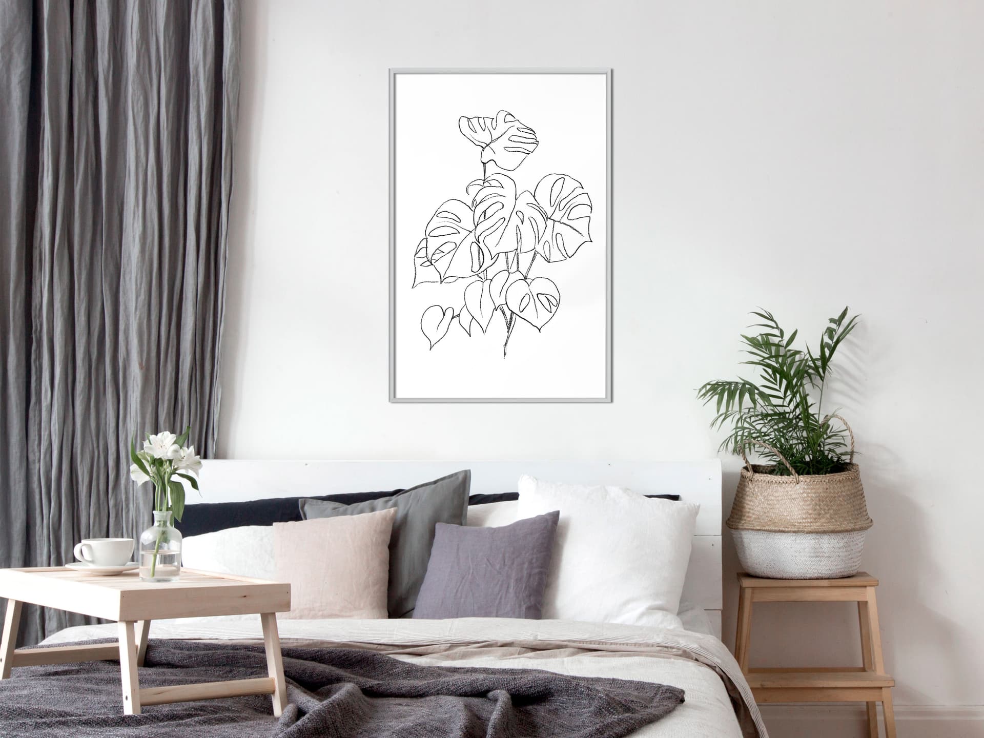 

Plakat - Bukiet liści (rozmiar 20x30, wykończenie Rama biała)