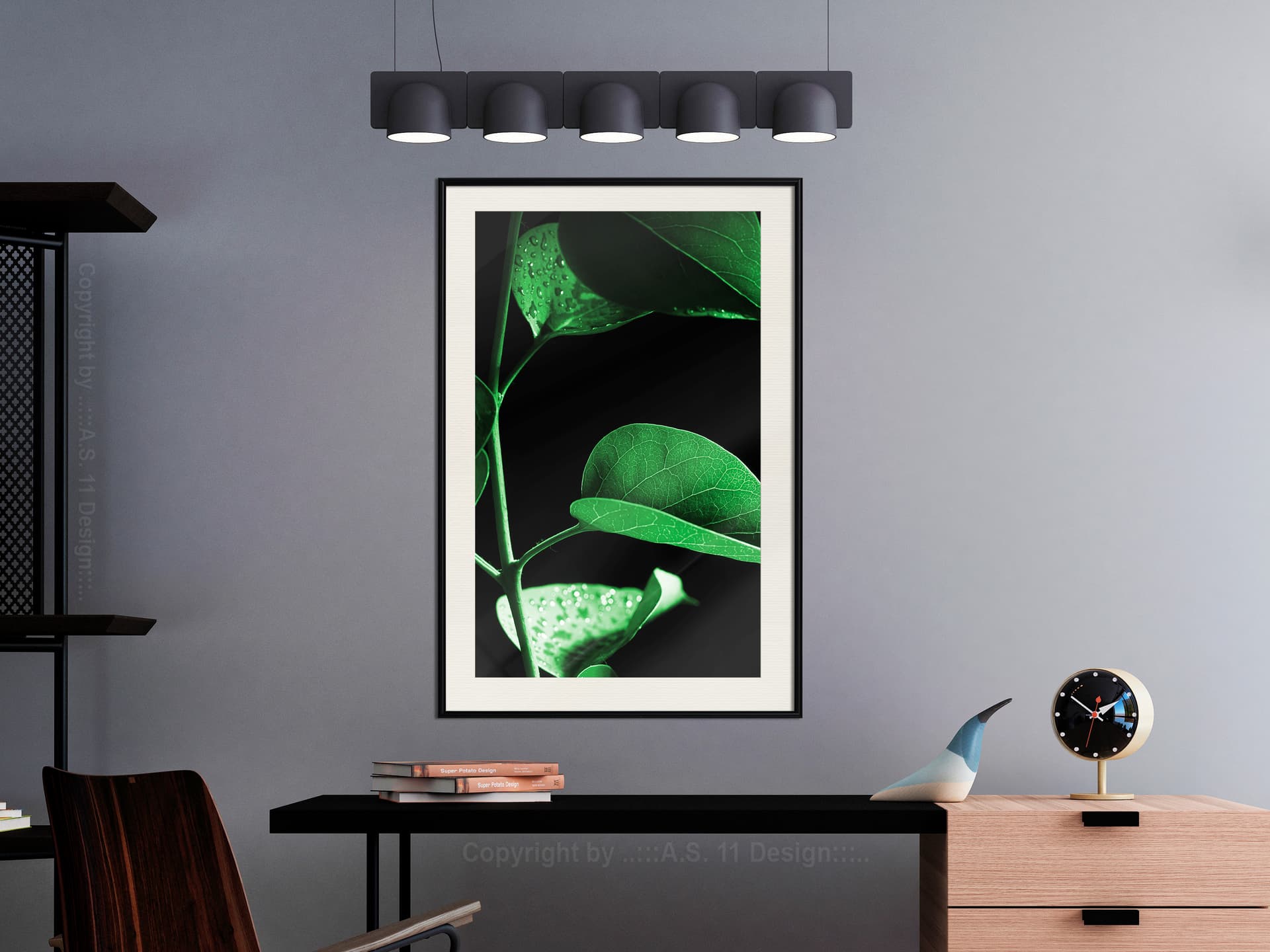 

Plakat - Cisza po burzy (rozmiar 20x30, wykończenie Rama czarna z passe-partout)