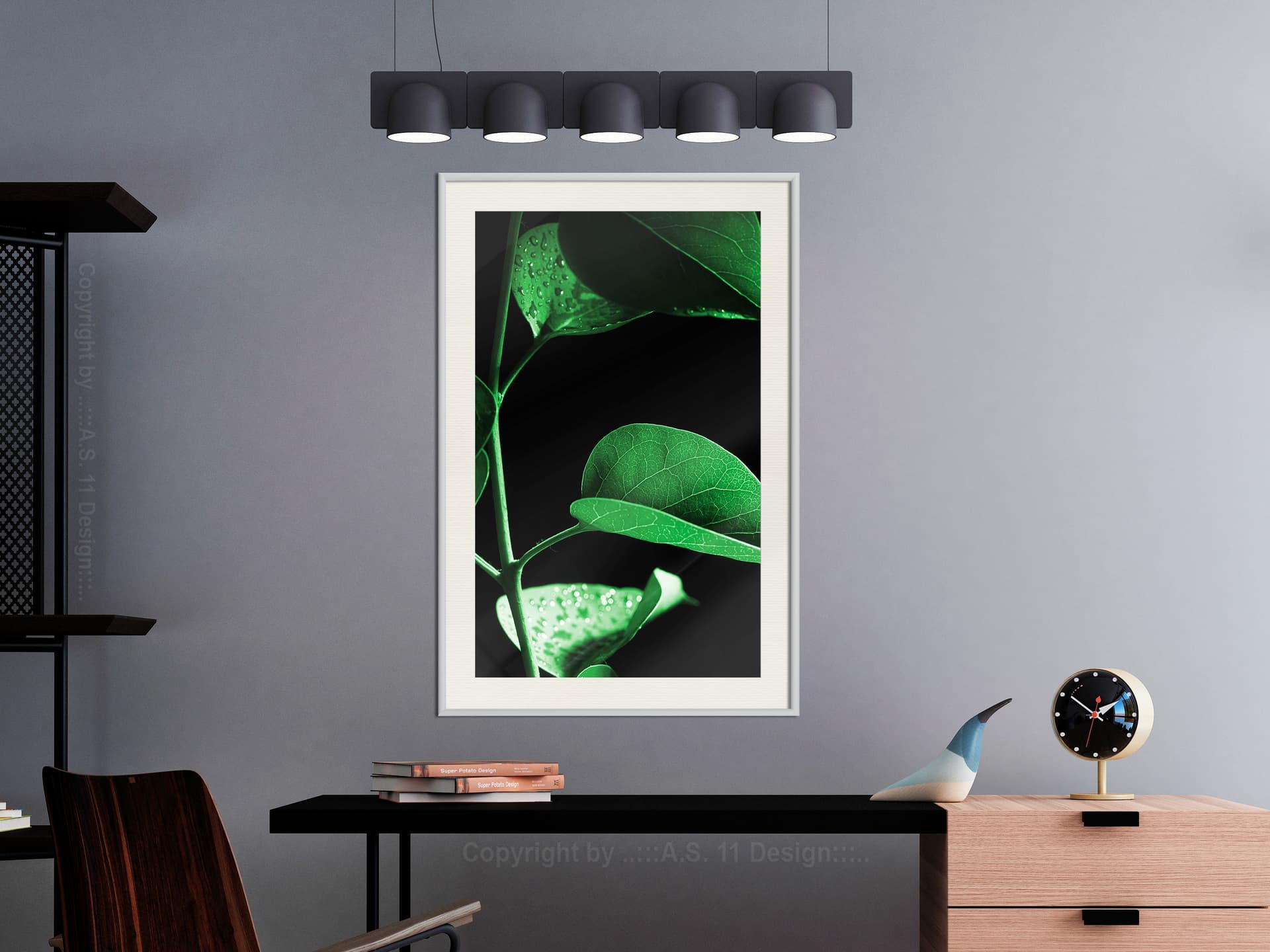 

Plakat - Cisza po burzy (rozmiar 20x30, wykończenie Rama biała z passe-partout)
