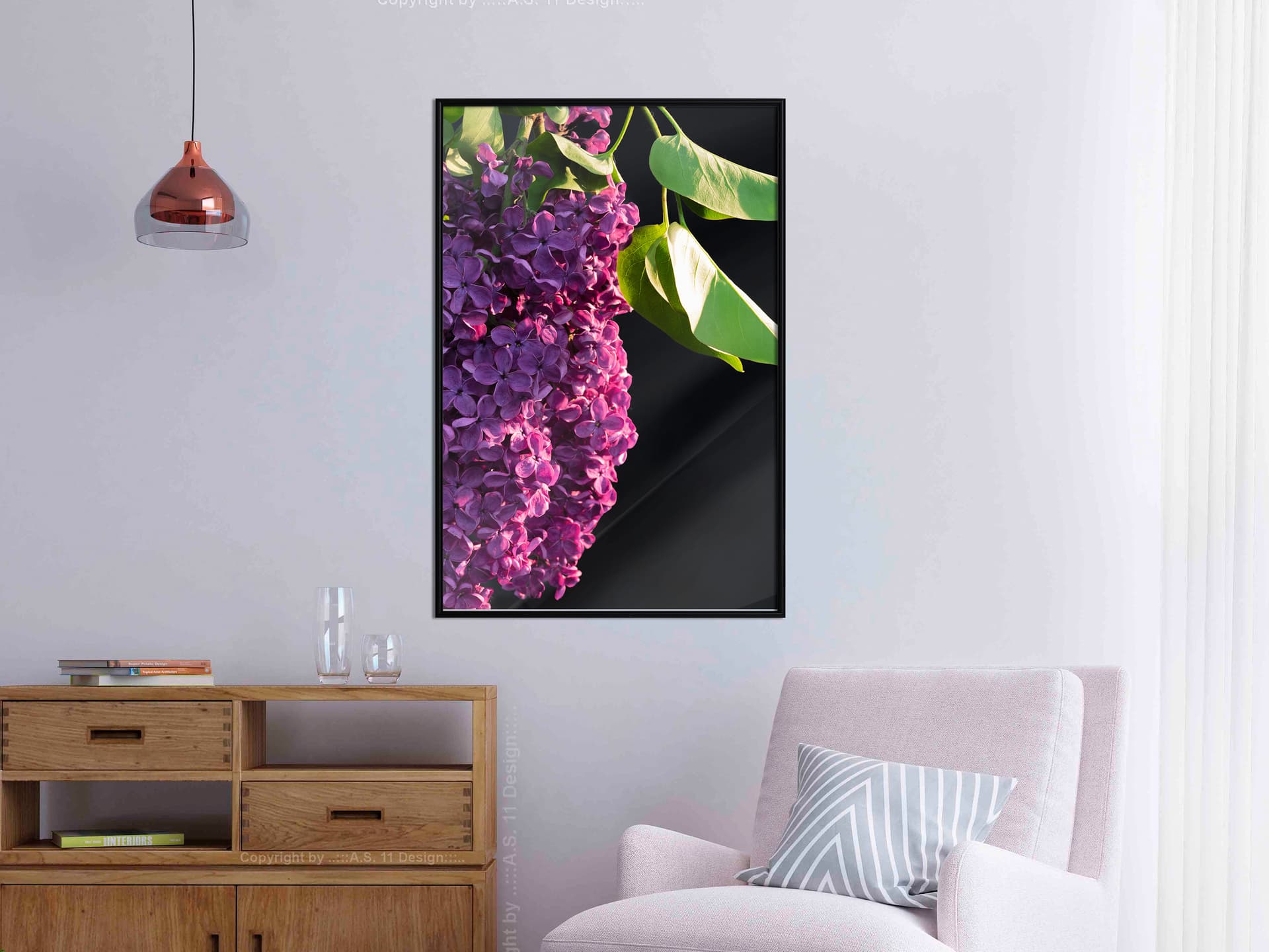 

Plakat - Fioletowy maj (rozmiar 30x45, wykończenie Rama czarna)