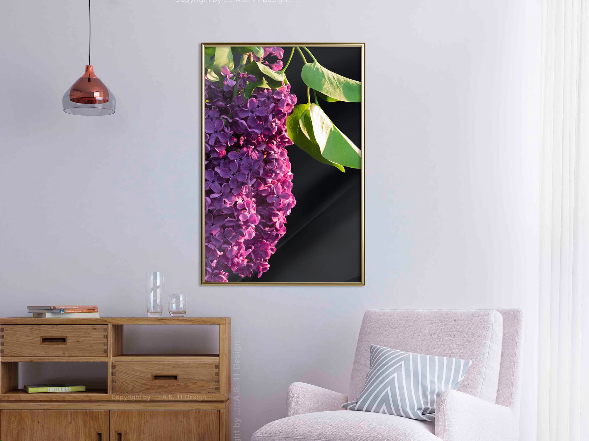 

Plakat - Fioletowy maj (rozmiar 30x45, wykończenie Rama złota)