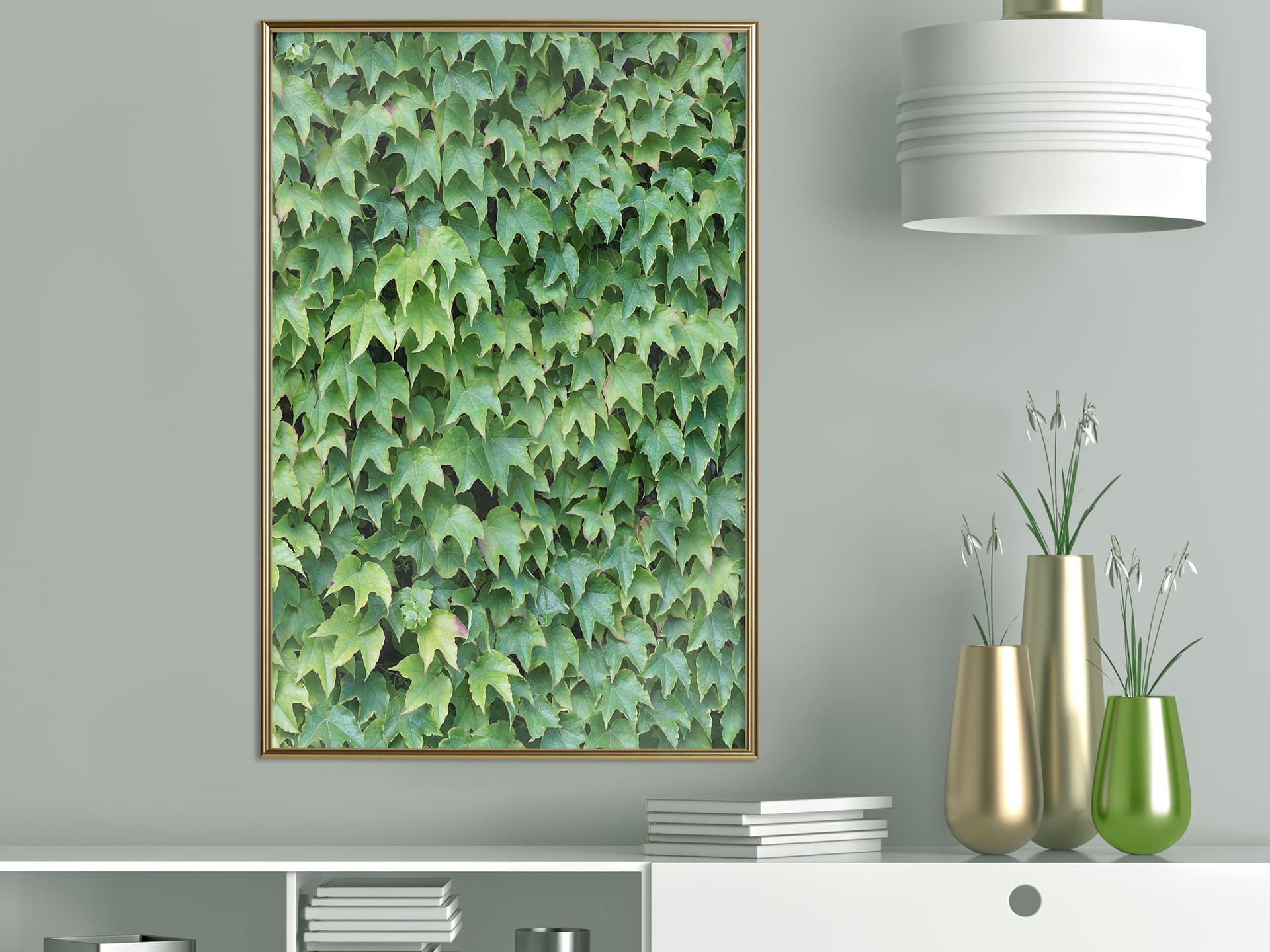 

Plakat - W ukryciu (rozmiar 20x30, wykończenie Rama złota)