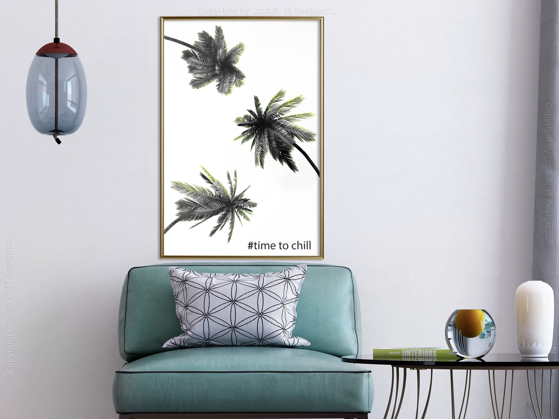 

Plakat - Wakacje na południu (rozmiar 30x45, wykończenie Rama złota)