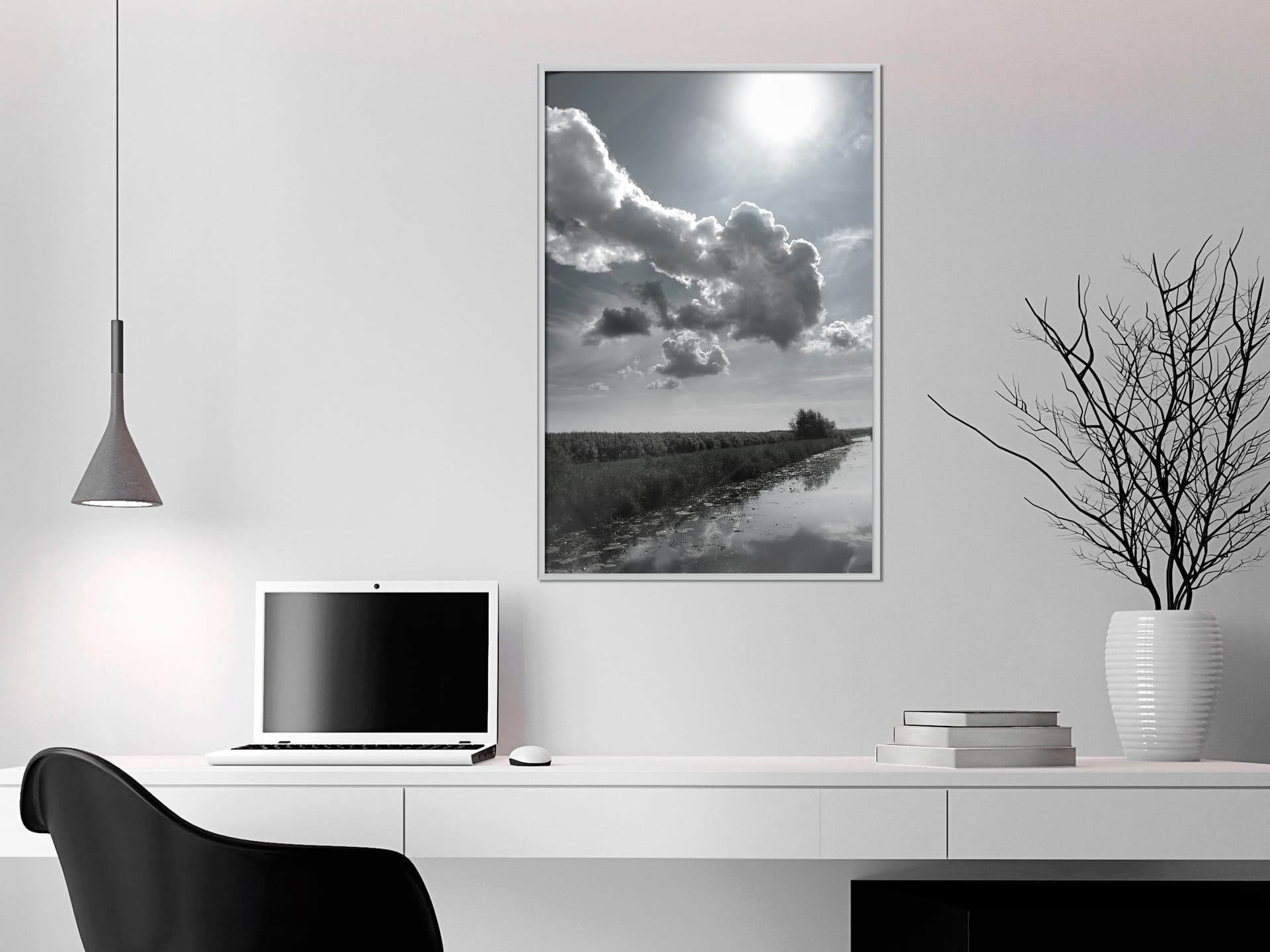 

Plakat - Upalny dzień (rozmiar 30x45, wykończenie Rama biała)