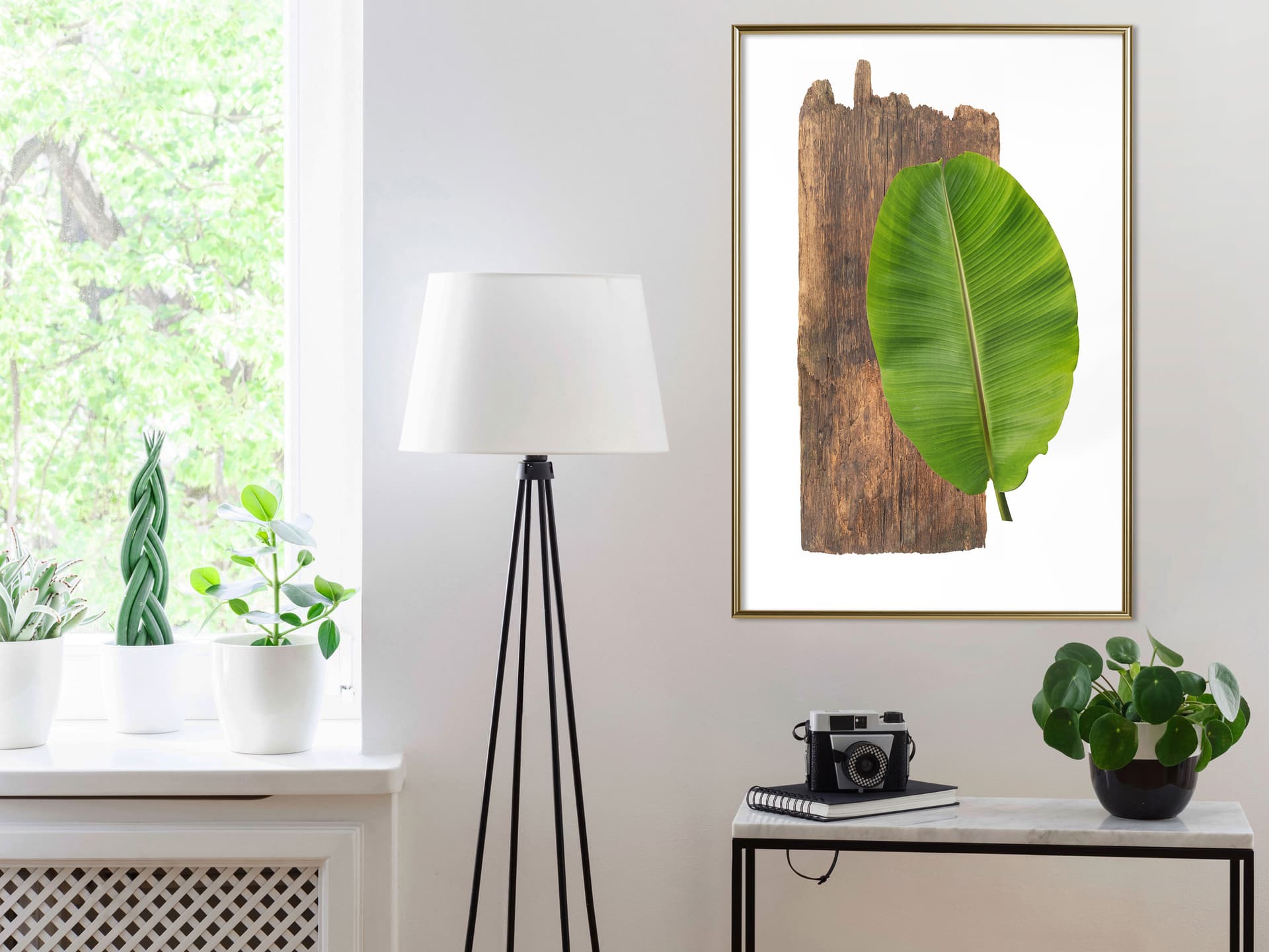 

Plakat - Leśna przyroda (rozmiar 20x30, wykończenie Rama złota)