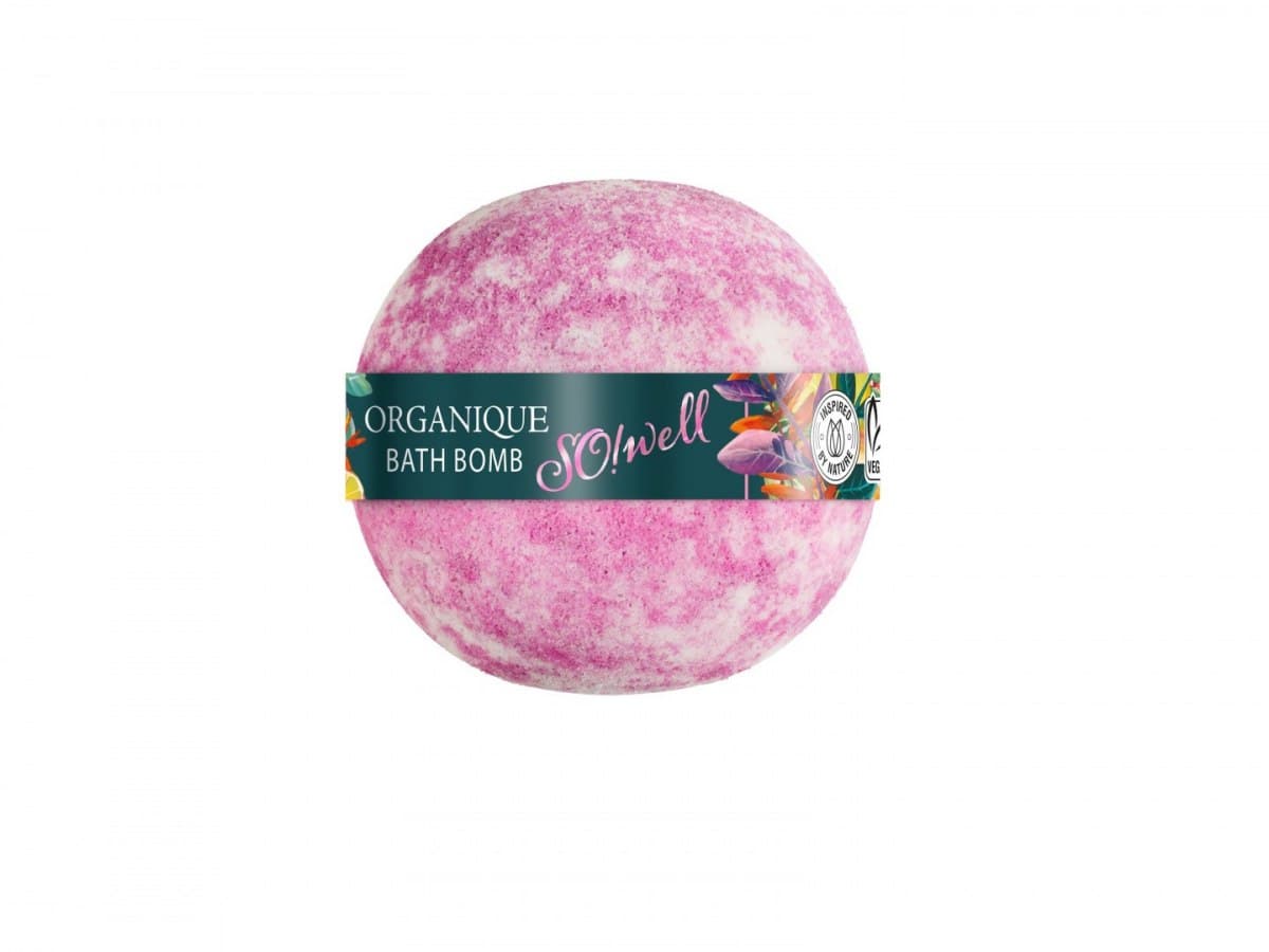 

ORGANIQUE So!Well Musująca Kula do kąpieli - różowa 170g