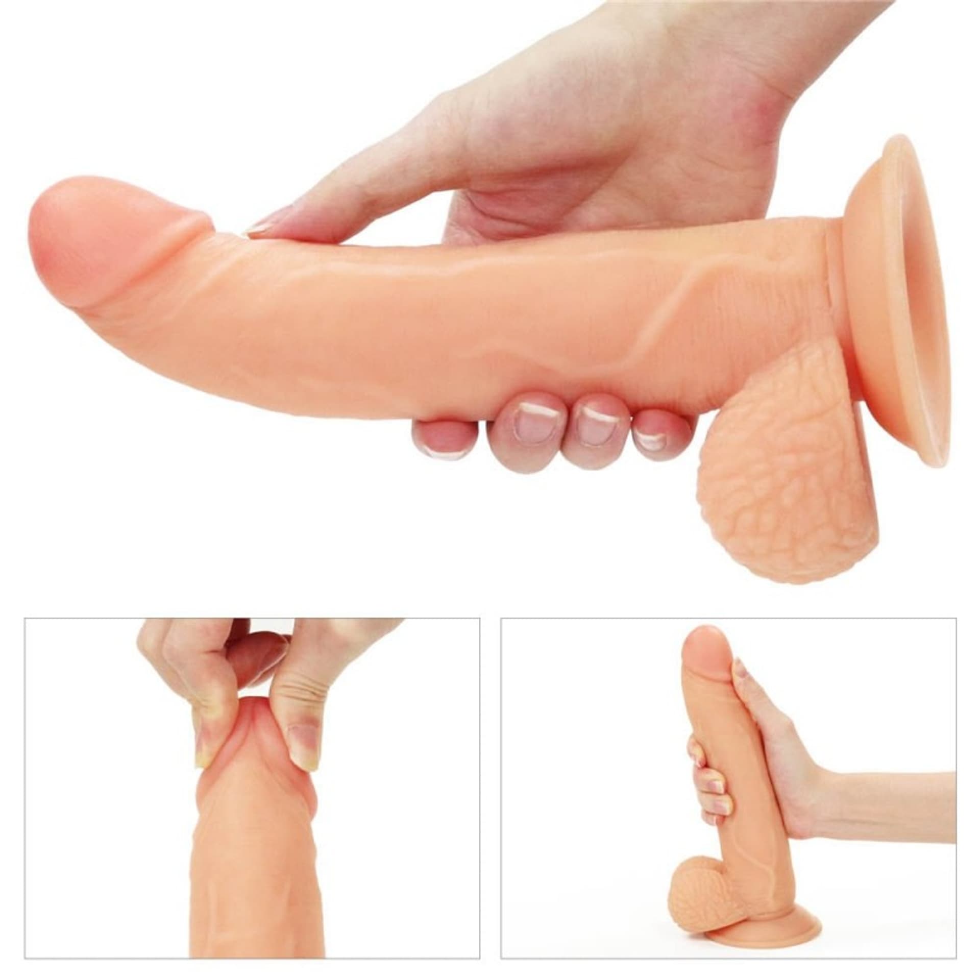 

Zestaw Easy Strap-on z wobracjami 21,5 cm Lovetoy