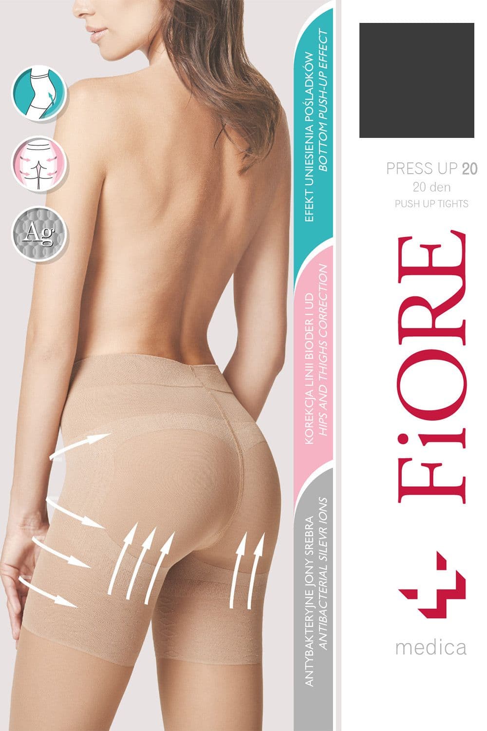 

Rajstopy Press Up 20 M5203 Light Natural (Rozmiar 2-S)