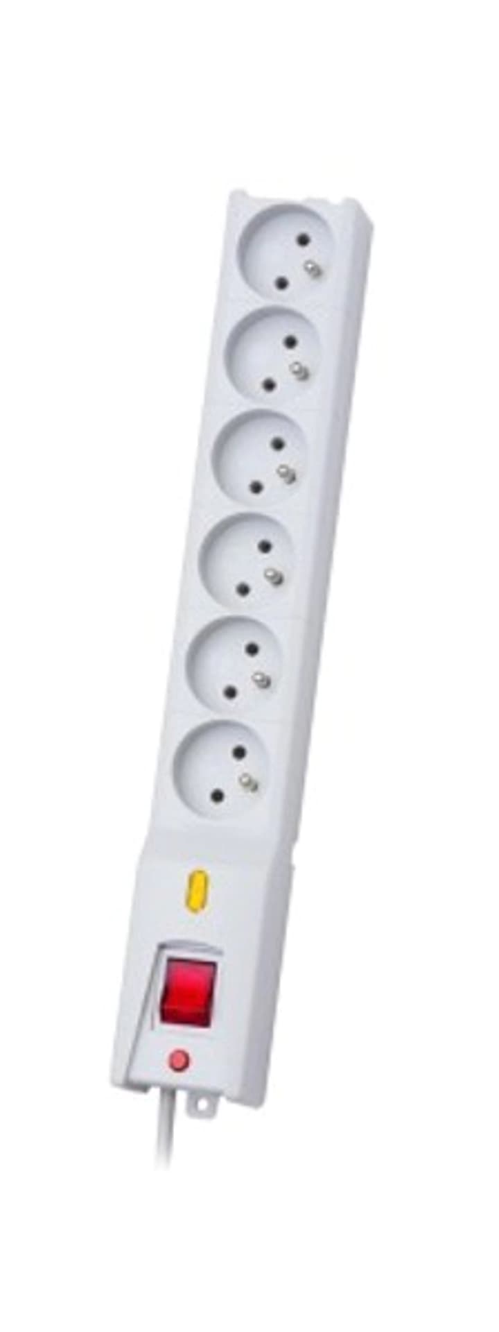

Listwa przeciwprzepięciowa LX 610, 1L, 1.5m, szara