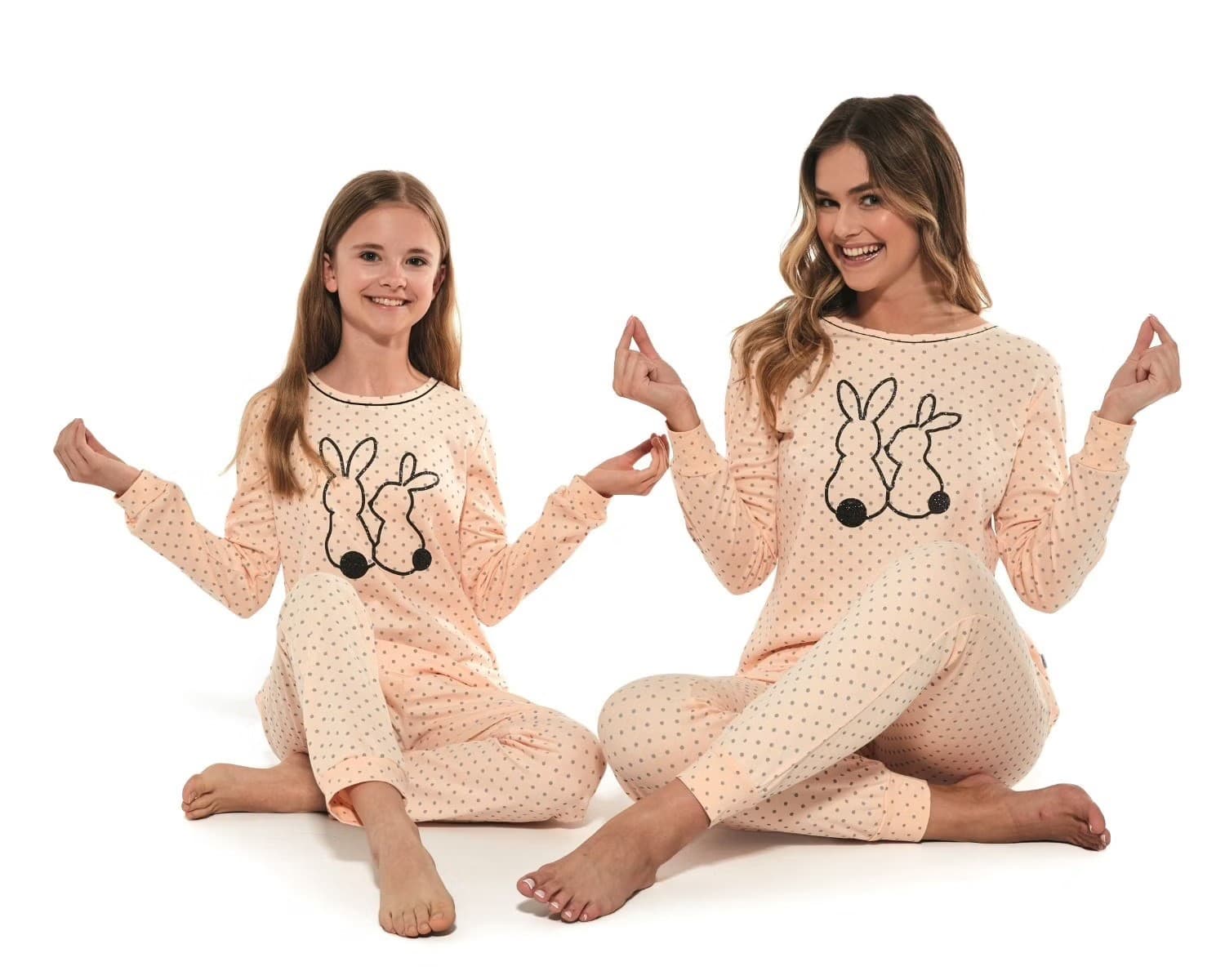

PIŻAMA GIRL KIDS 961/151 RABBITS DR (kolor różowy, rozmiar 86-92)