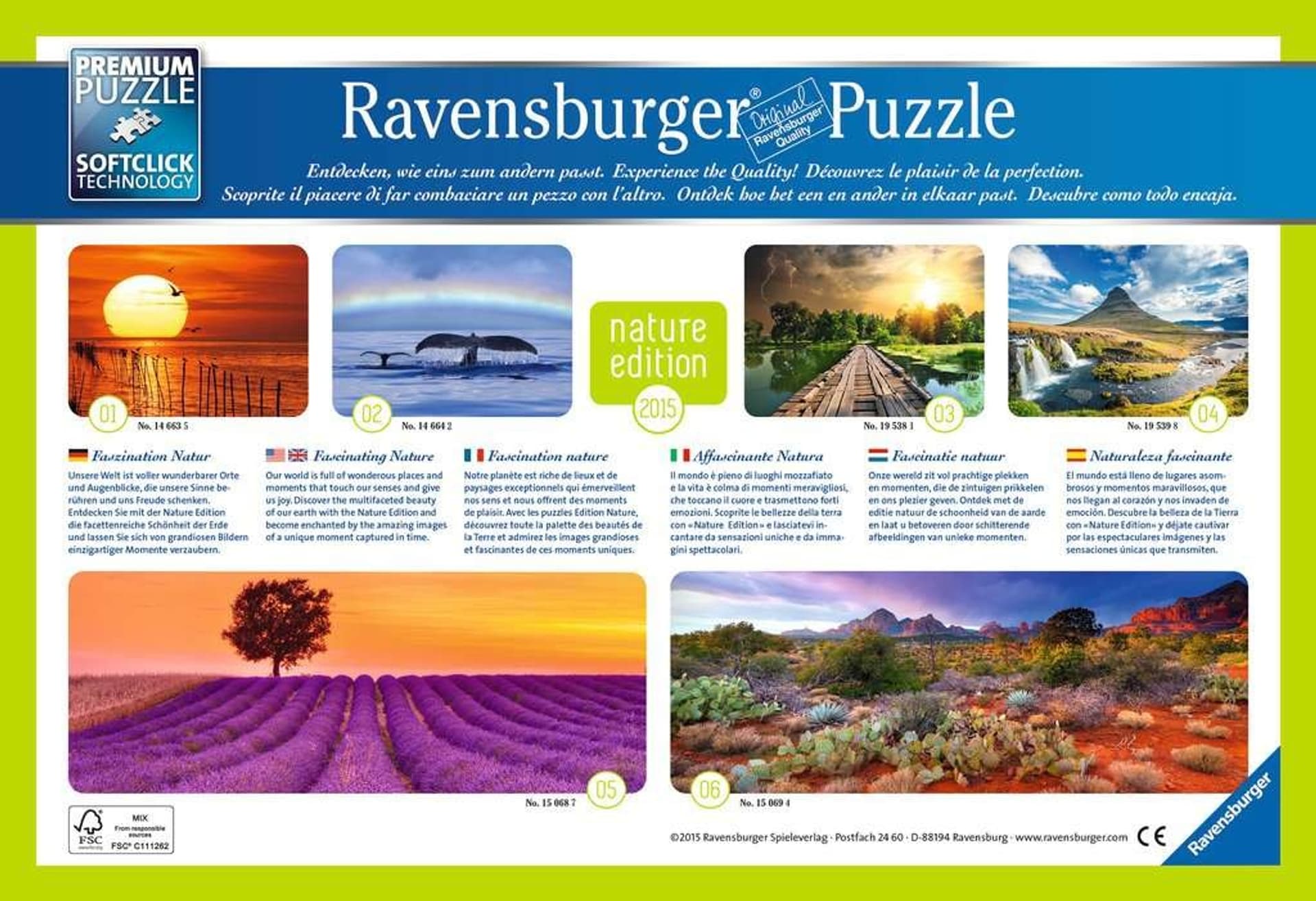 

Puzzle 1000 elemetów Gra świateł