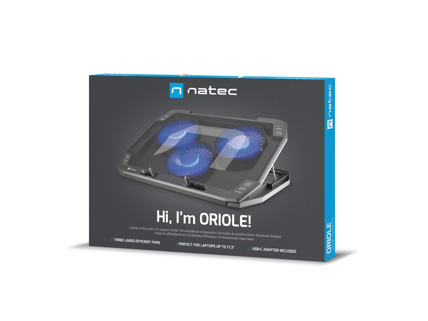 

NATEC PODSTAWKA CHŁODZĄCA ORIOLE 15.6"-17.3" LED NPL-1926