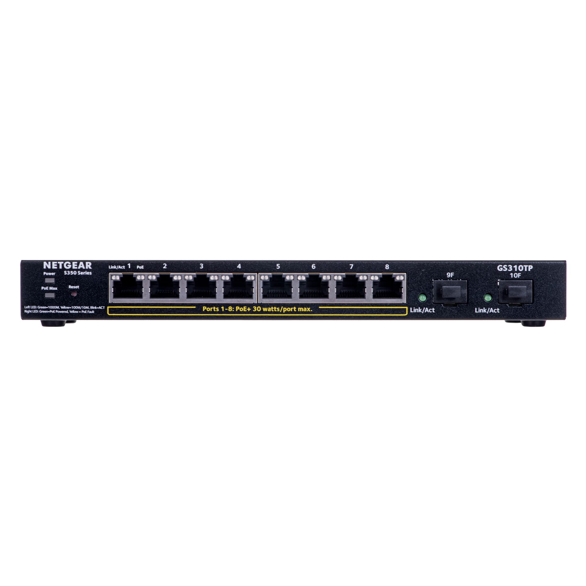 

Switch smart NETGEAR GS310TP-100EUS (8x 10/100/1000Mbps)