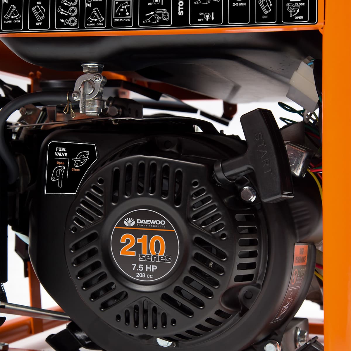 

Agregat prądotwórczy 3,2 KW,230V GDA3500E DAEWOO