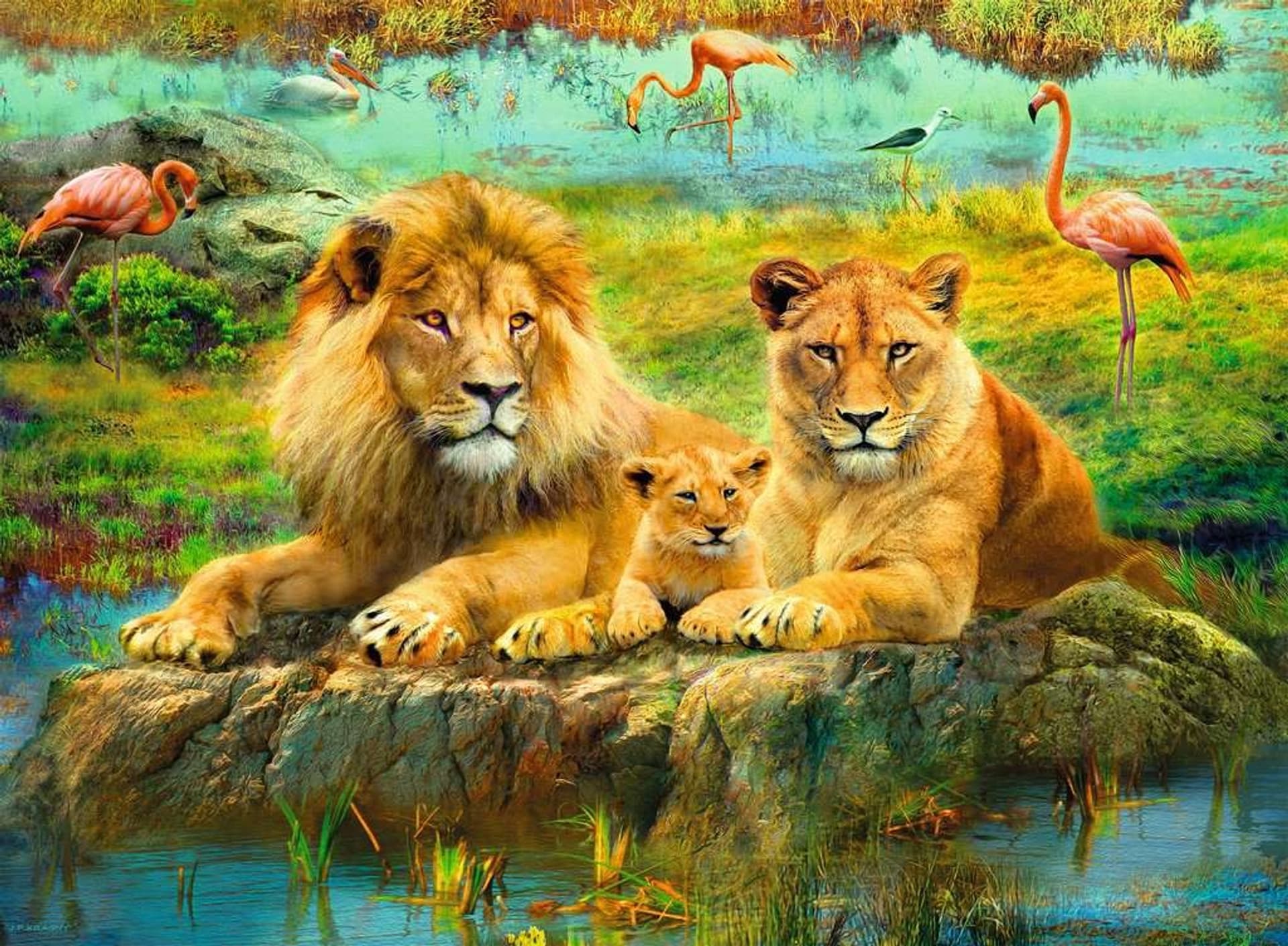 

Puzzle 500 elemetów Dzika przyroda