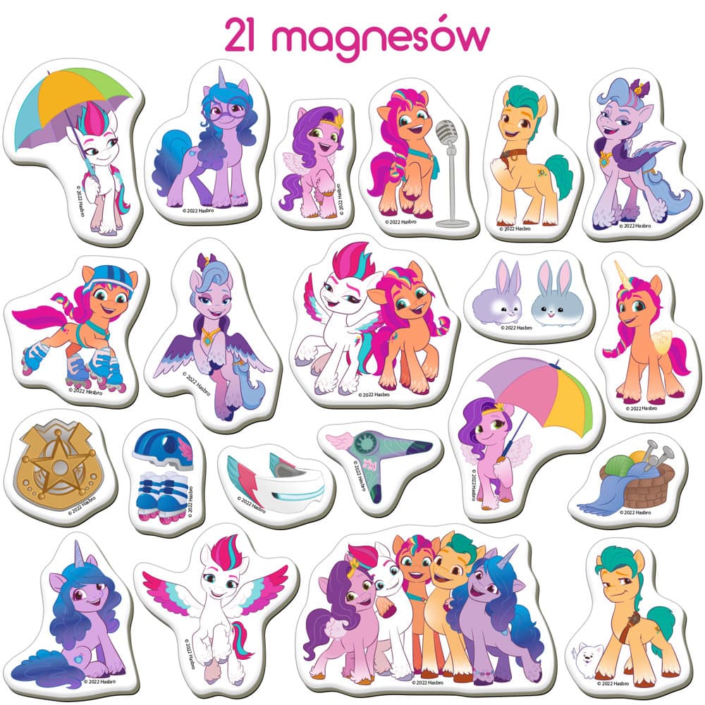 

Zestaw Magnesów My Little Pony Przyjaciele ME 5031-22
