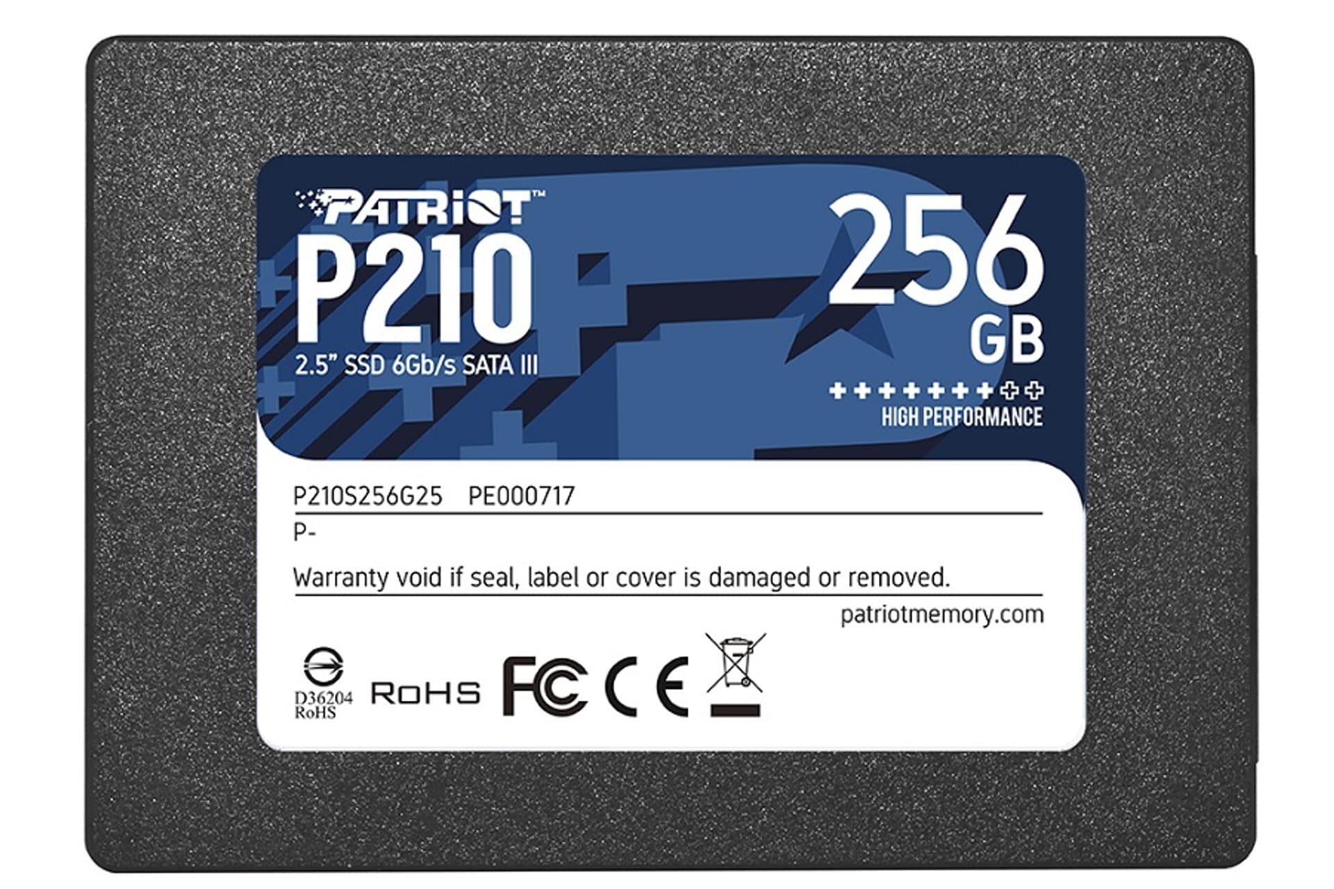 

SSD Patriot P210 256GB SATA3 2.5