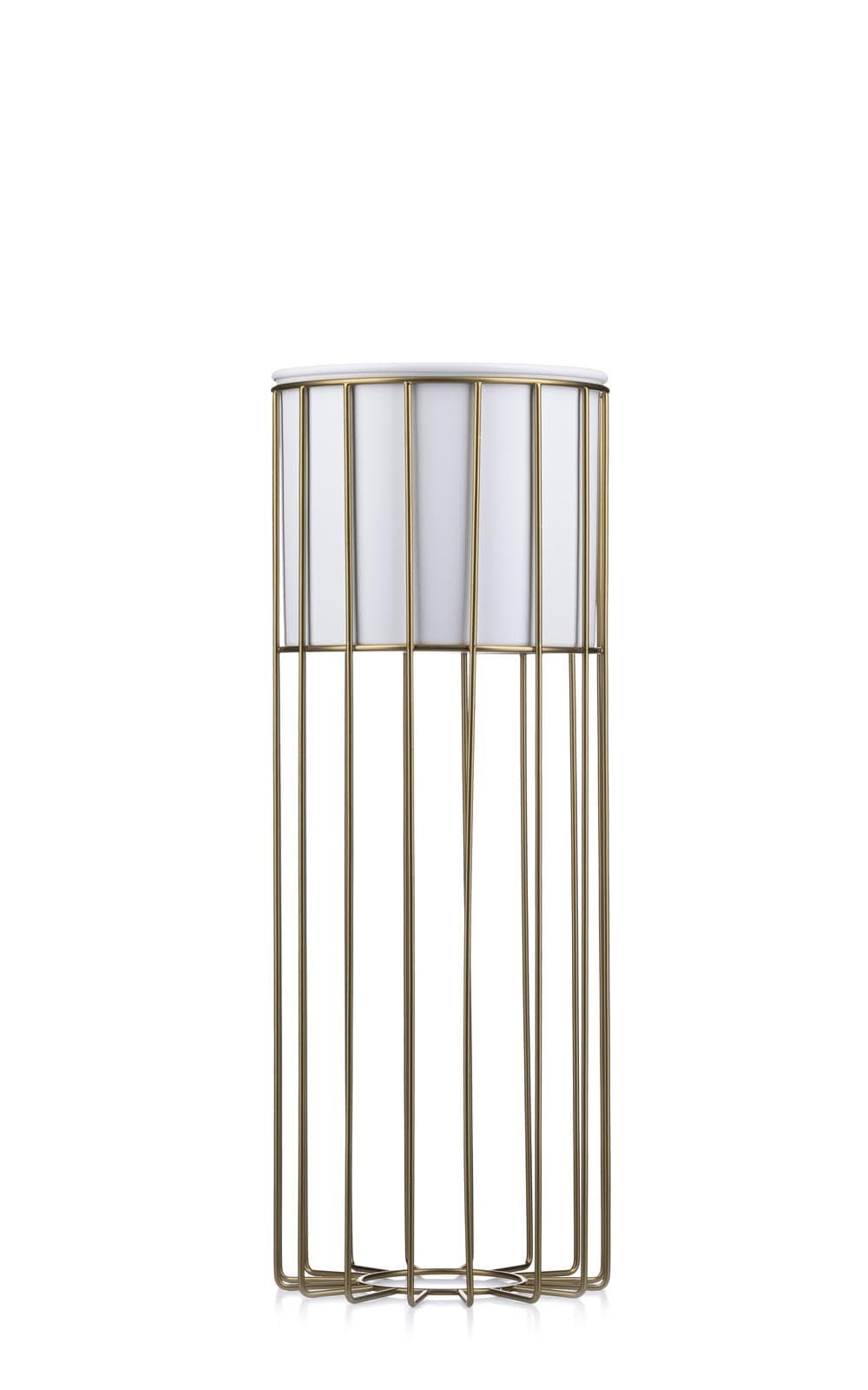 

Kwietnik nowoczesny 55 cm złoto biały GLAM