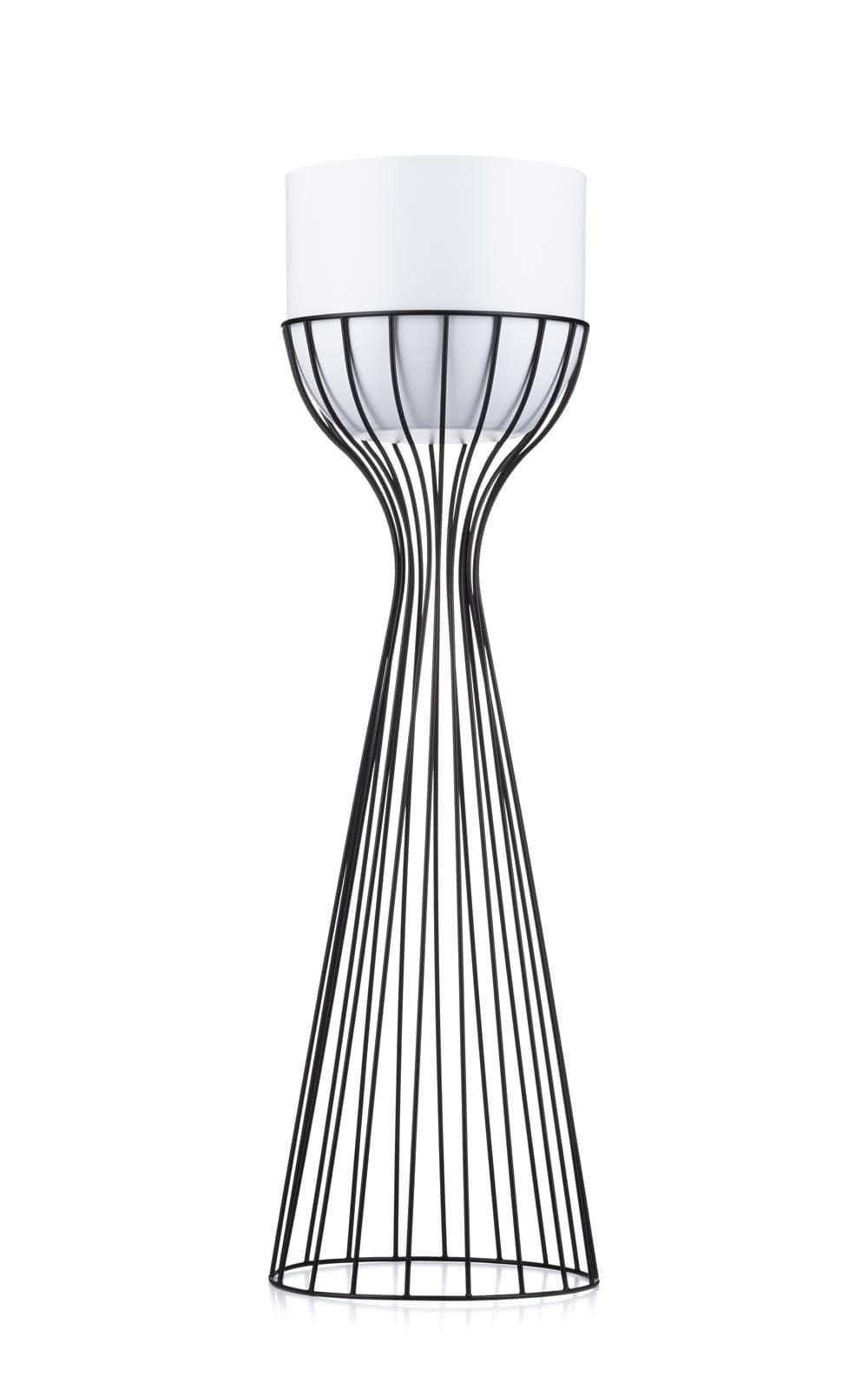

Nowoczesny kwietnik czarno biały 68 cm LOFT