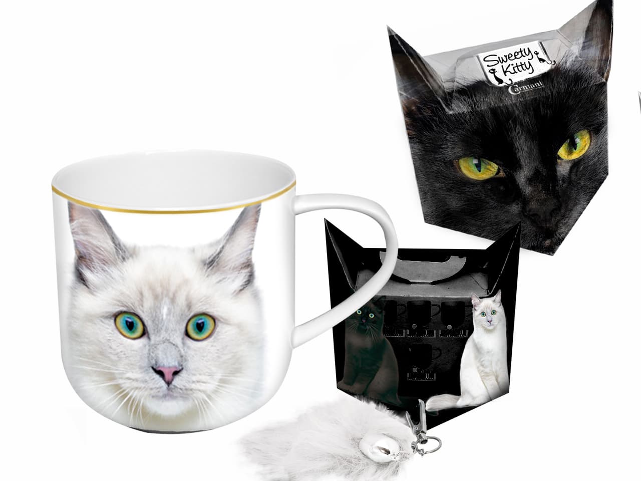 

Kubek - Sweety Kitty, pudełko z ogonkiem (CARMANI)