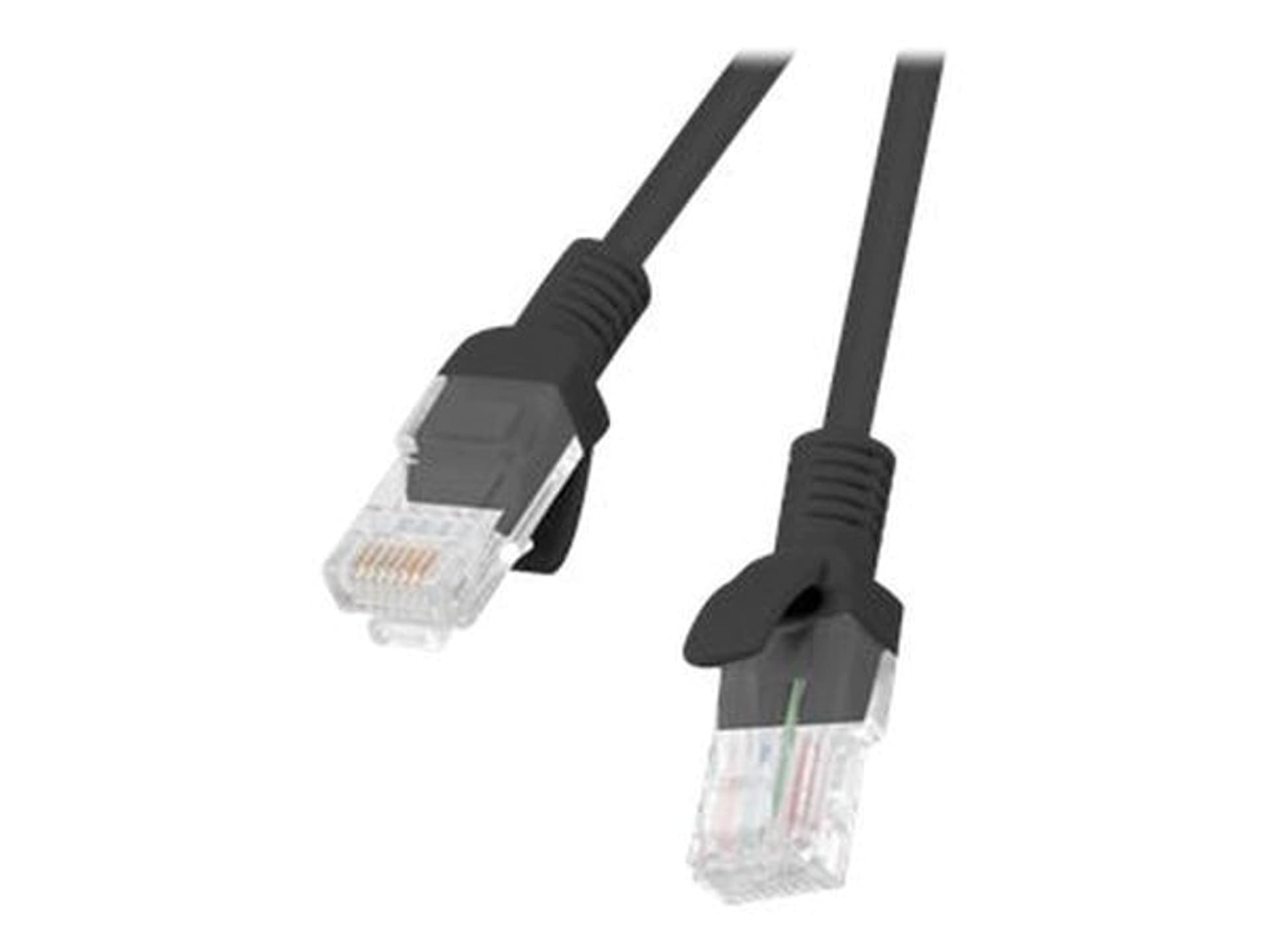 

Patchcord UTP Lanberg PCU5-10CC-1500-BK (RJ45 - RJ45 ; 15m; UTP; kat. 5e; kolor czarny)