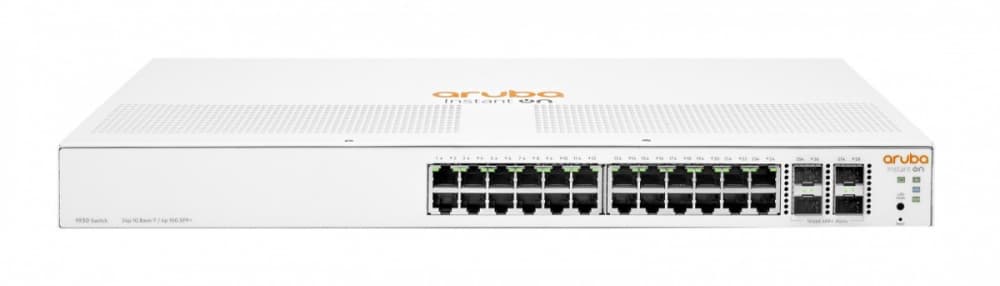 

Przełącznik Aruba Instant On 24x1GbE 4xSFP+ 195W PoE JL683A