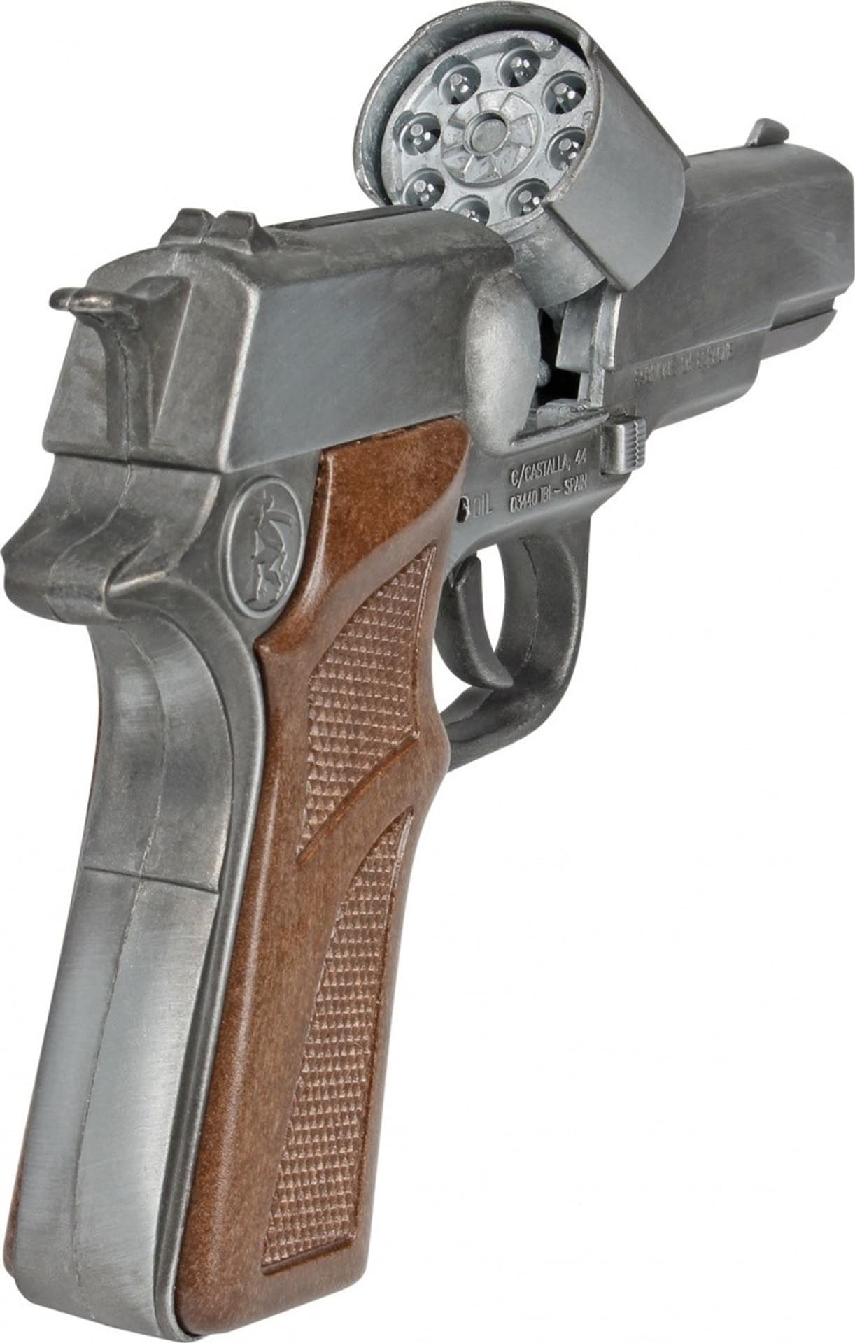 

Metalowy pistolet policyjny