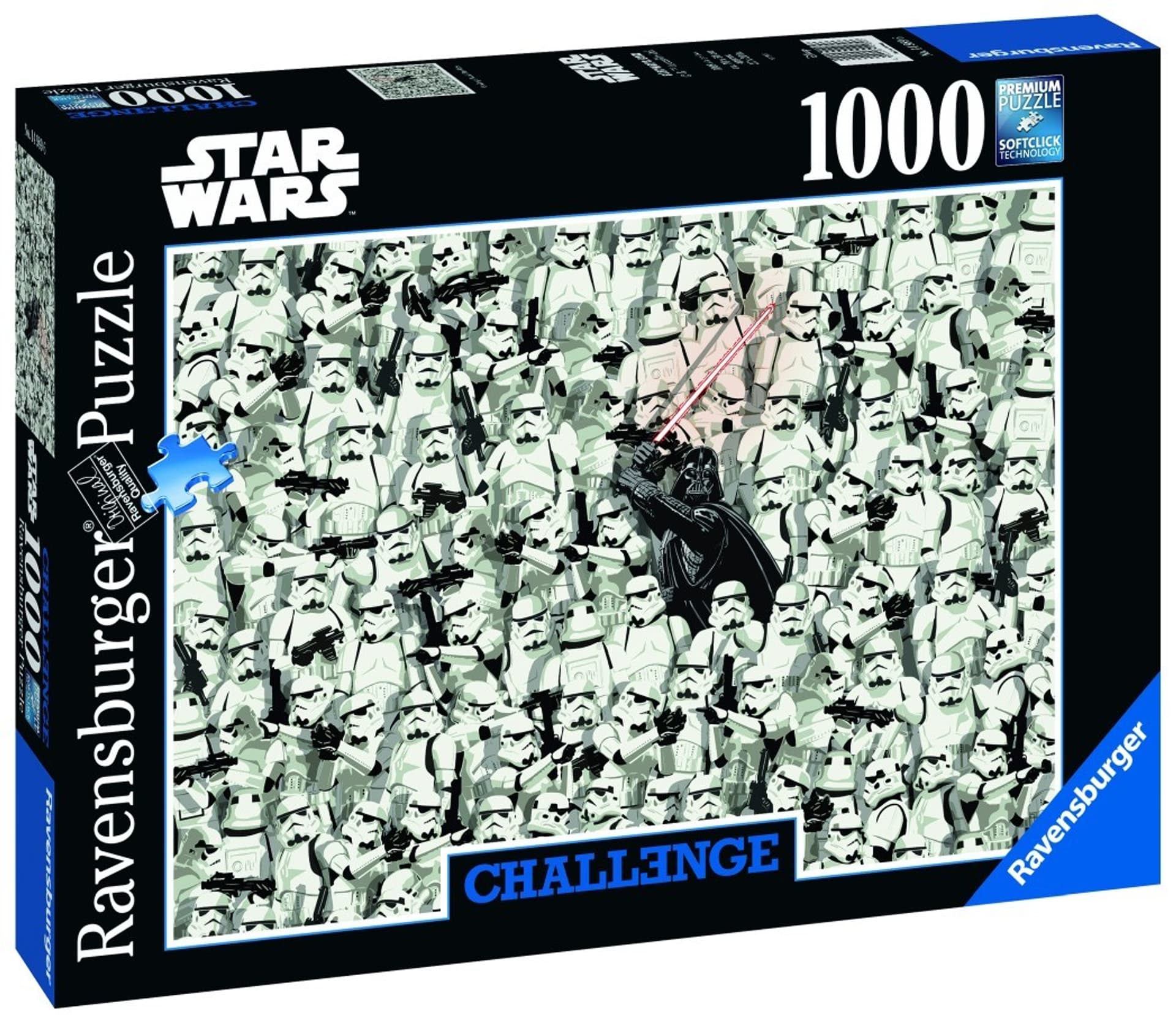 

Puzzle 1000 elementów Challange, Gwiezdne wojny