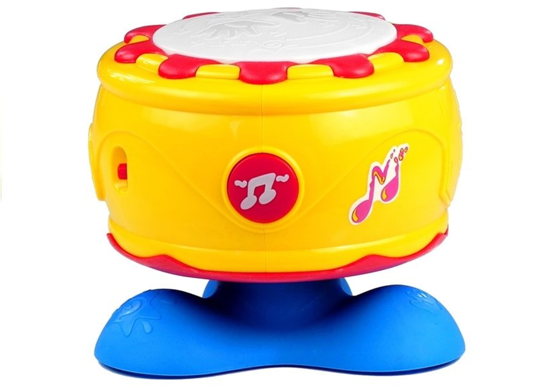 

Duży Interaktywny Bębenek Muzyczny Światełka 19 cm