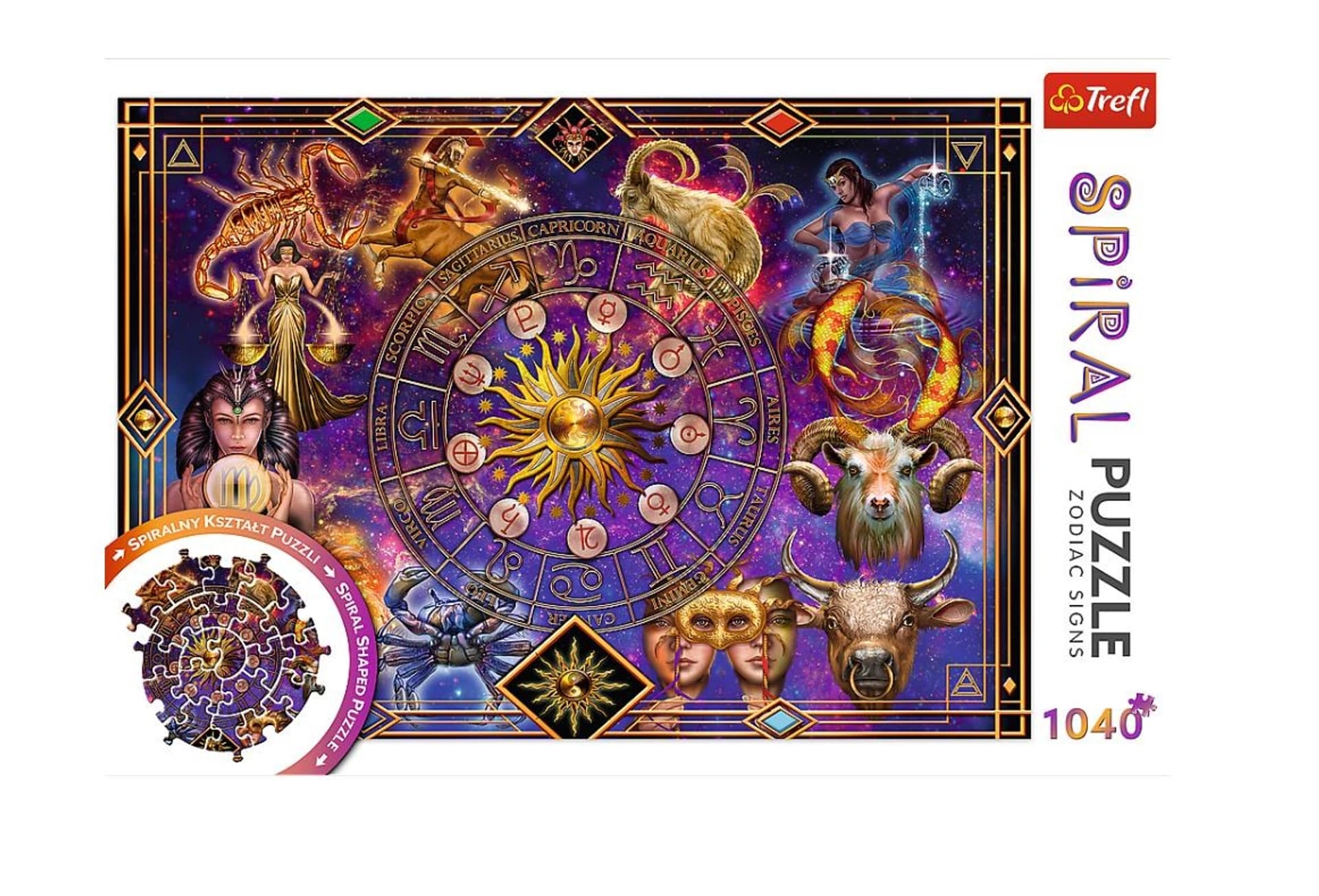 

Puzzle Spiral Znaki zodiaku