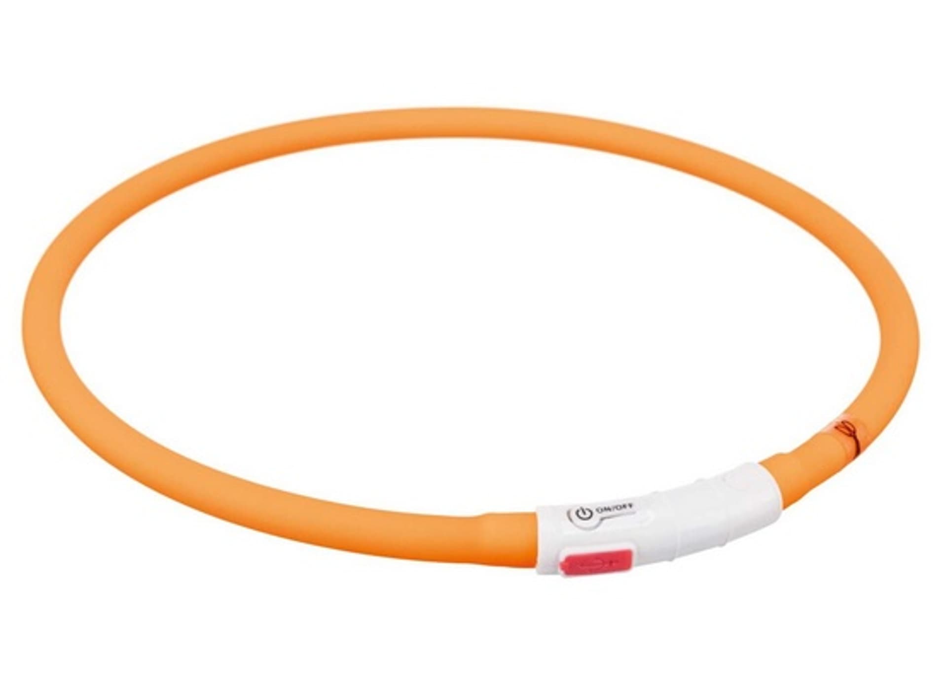 

Trixie Opaska LED USB silikonowa XS-XL 70/1cm pomarańczowa