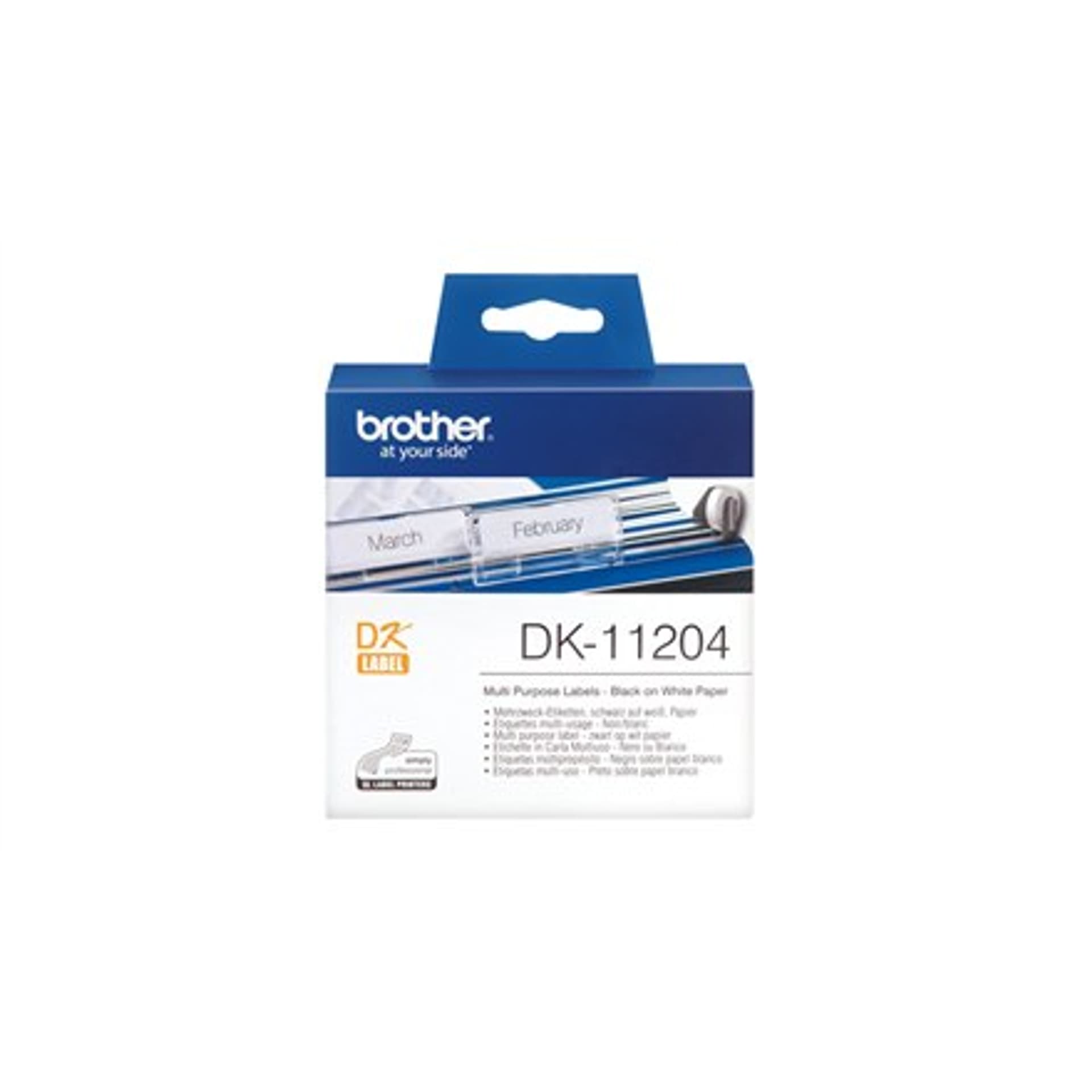 

Brother DK-11204 Multi Purpose Labels White, DK, 17mm x 54mm