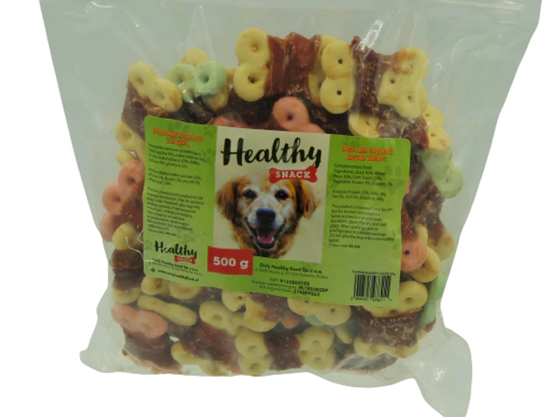 

HEALTHY SNACK Kolorowe biszkopty z kaczką 500g [NS-224]