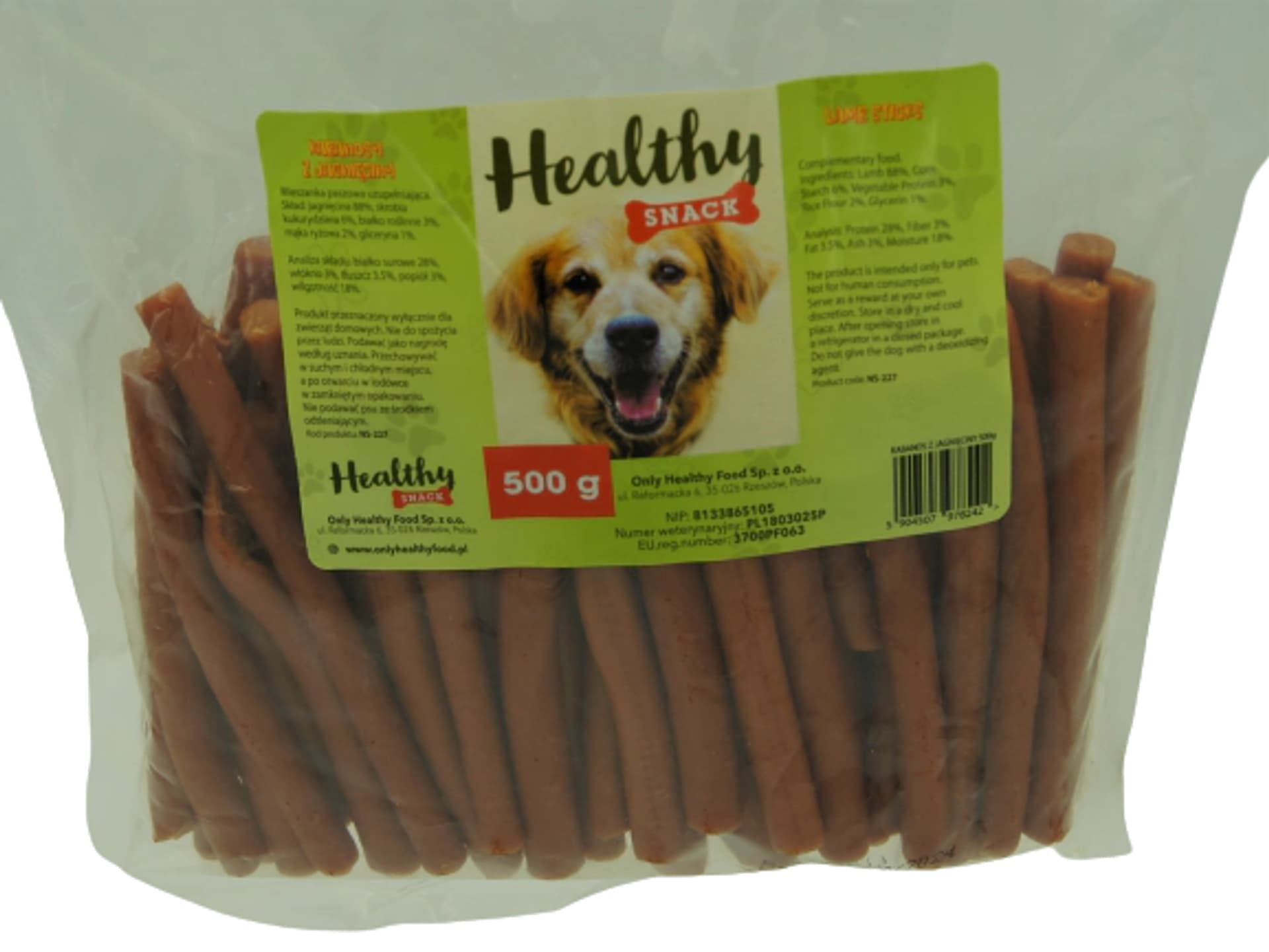 

HEALTHY SNACK Kabanosy z jagnięciny 500g [NS-227]