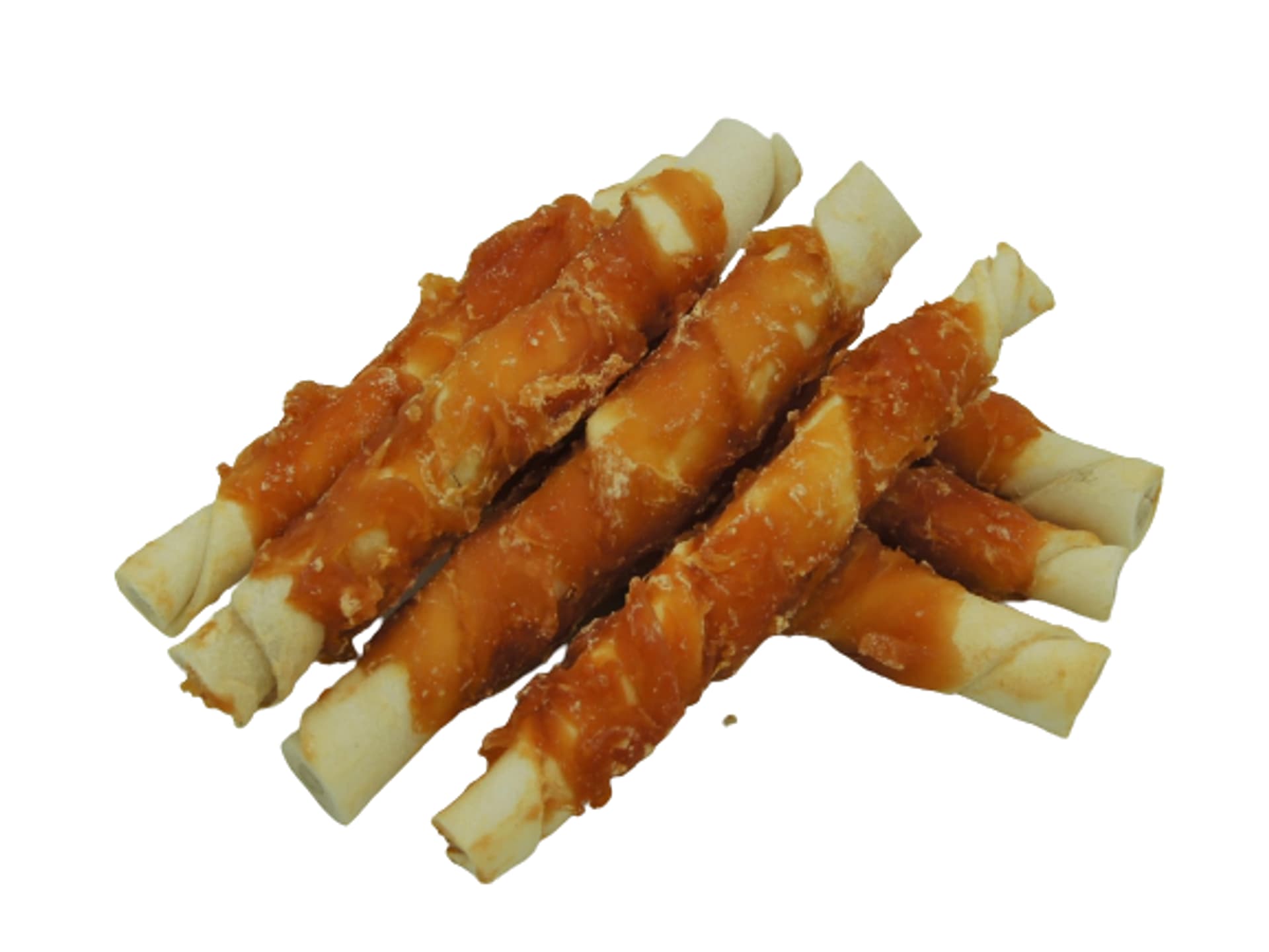 

HEALTHY SNACK Gruba pałka skóry wołowej owinięta kurczakiem 15cm 500g [NS-240]