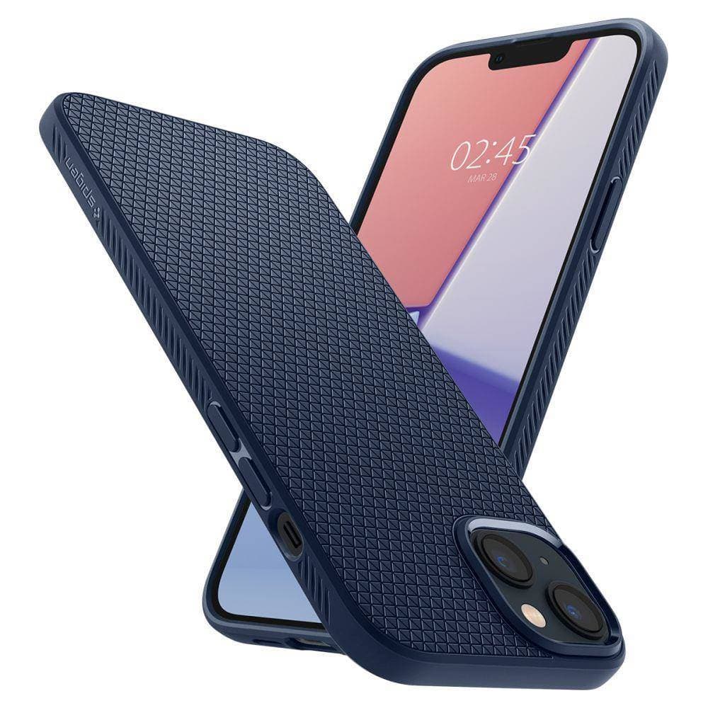 

Etui APPLE IPHONE 15 PRO Spigen Liquid Air granatowe