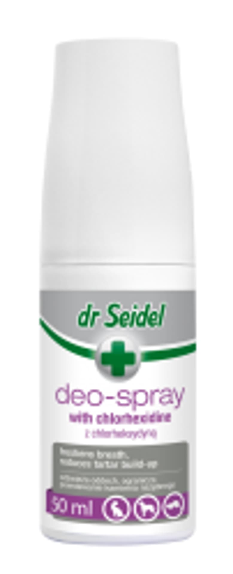 

Dr Seidel Deo-Spray z chlorheksydyną do pielęgnacji jamy ustnej 50ml
