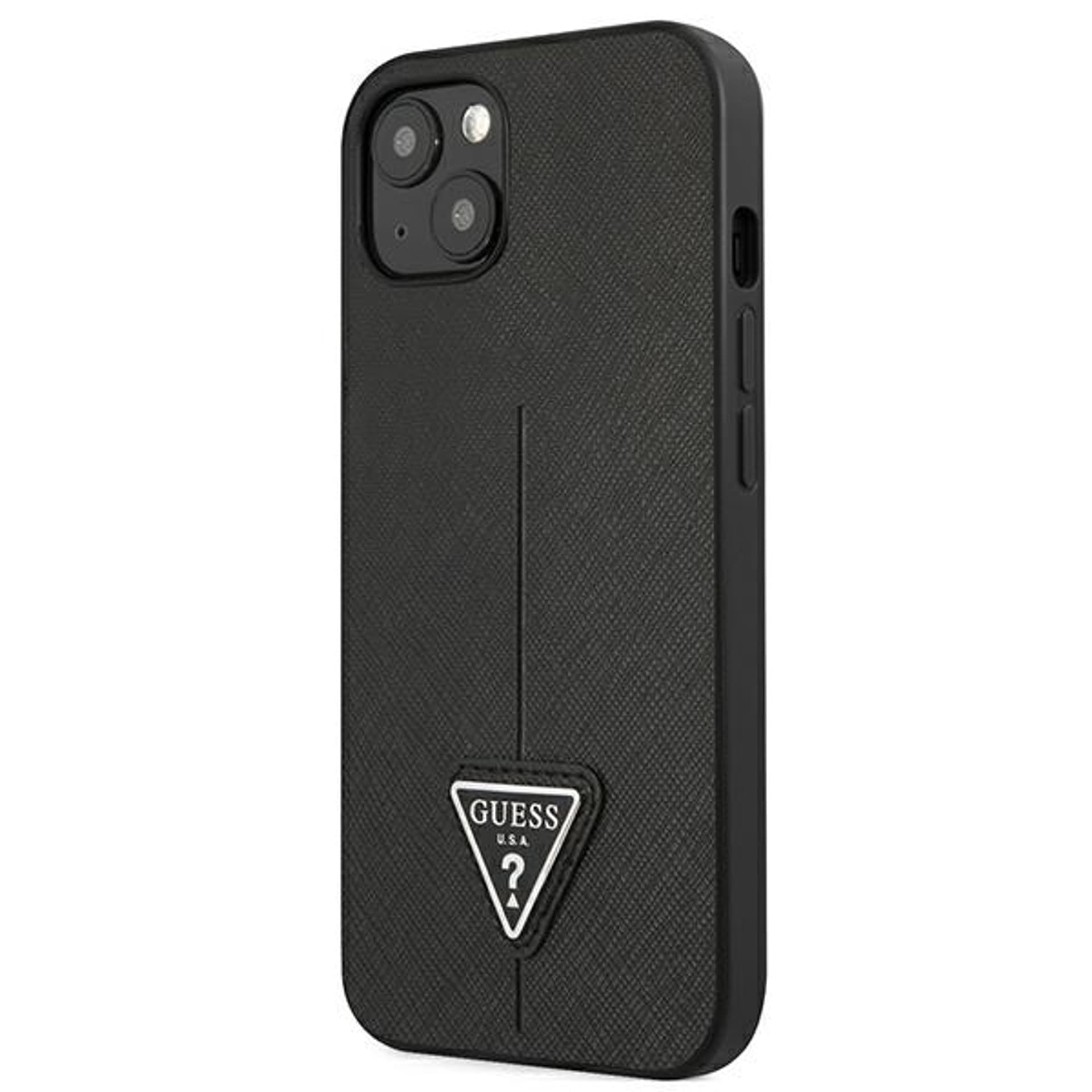 

Guess GUHCP13SPSATLK iPhone 13 mini 5,4" czarny/black hardcase SaffianoTriangle Logo