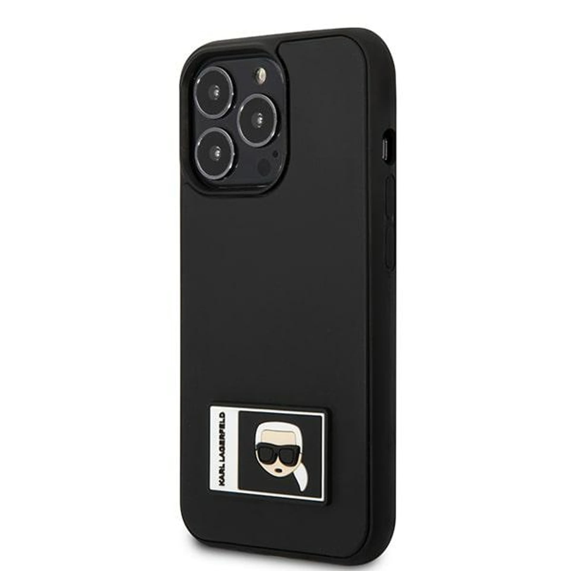 

Karl Lagerfeld KLHCP13X3DKPK iPhone 13 Pro Max 6,7" czarny/black hardcase Ikonik Patch