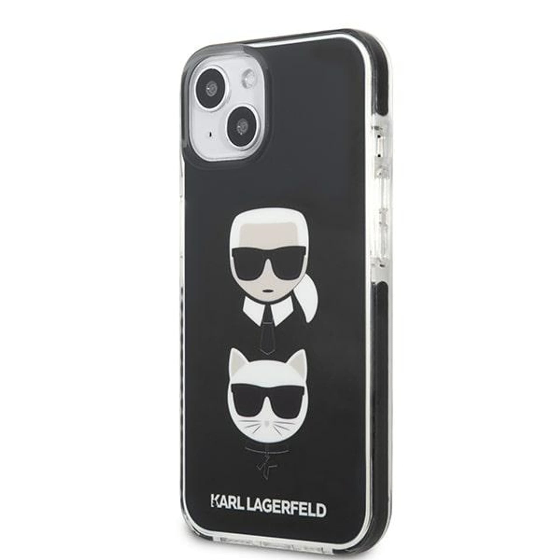 

Karl Lagerfeld KLHCP13STPE2TK iPhone 13 mini 5,4" hardcase czarny/black Karl&Choupette Head
