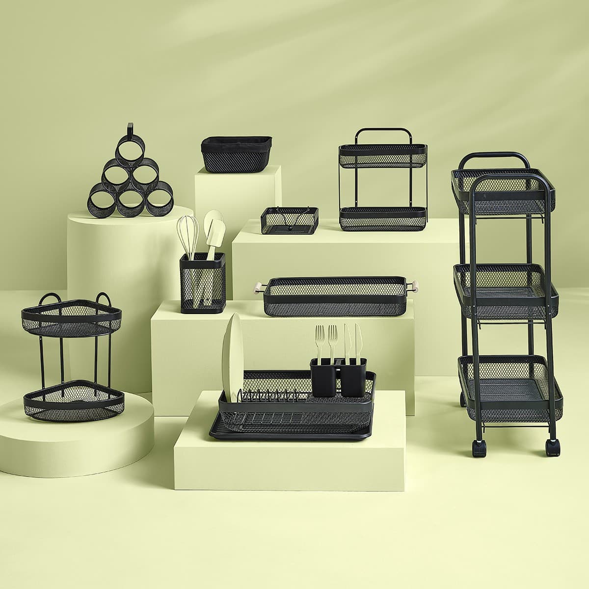 

Metalowa półka 2 poziomowa Mayaj