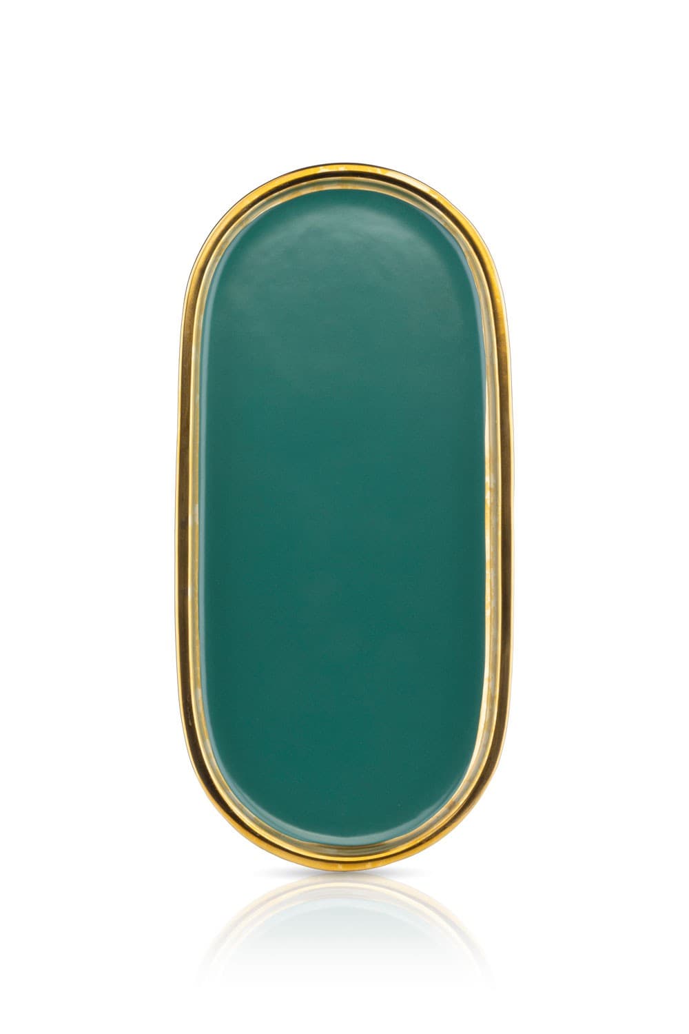 

Taca dekoracyjna Lovia Green Gold 25 cm