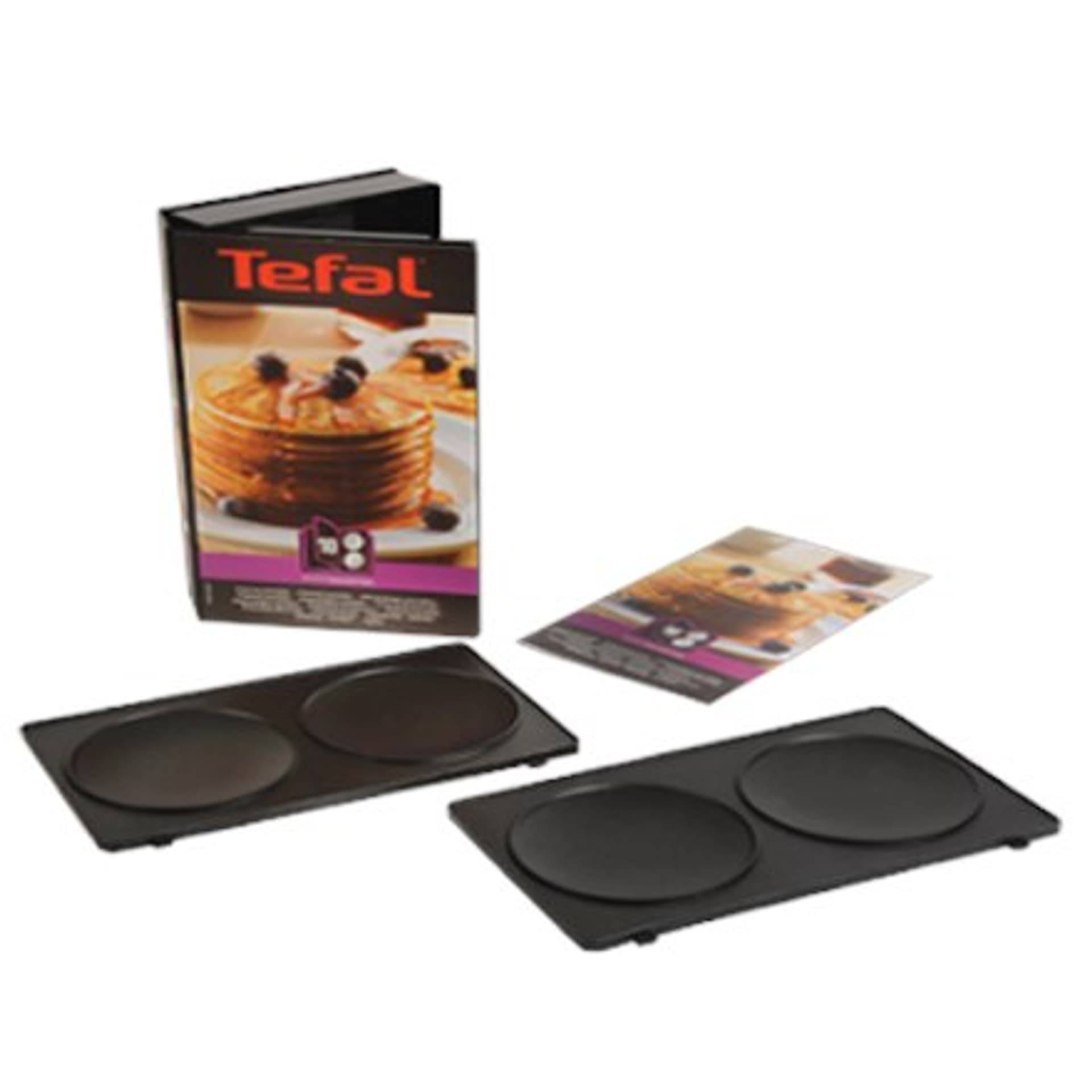 

TEFAL XA801012 Pancakes plates for SW852 Sandwich maker, Black