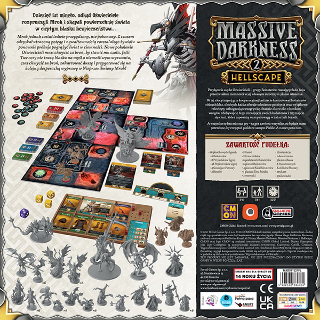 

GRA MASSIVE DARKNESS 2: HELLSCAPE - podstawa PORTAL GAMES