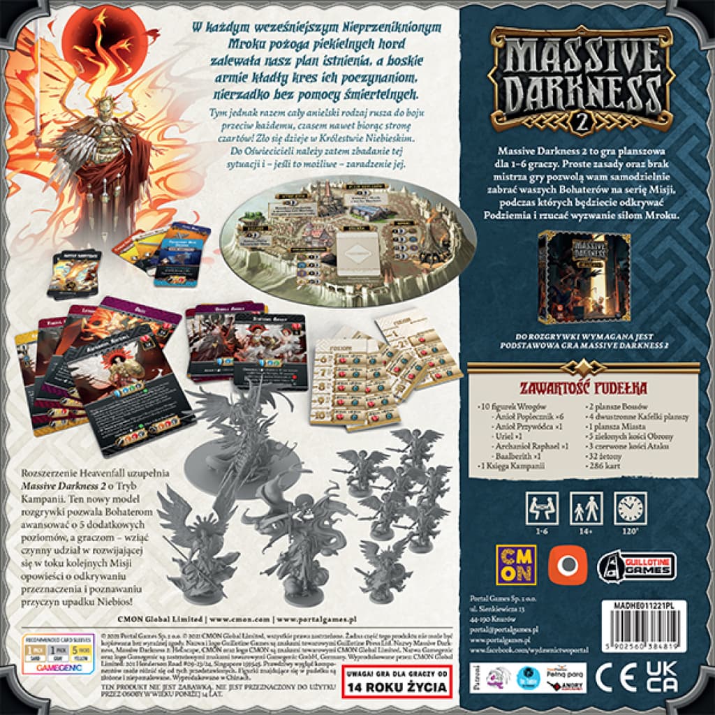 

GRA MASSIVE DARKNESS 2: HEAVENFALL dodatek PORTLA GAMES
